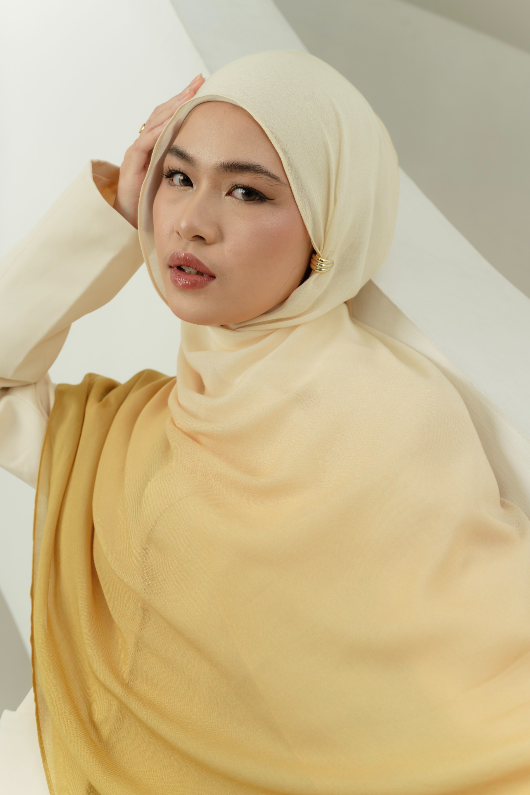 Omna Scarf Sunkissed Yellow | Pashmina Printed Modals