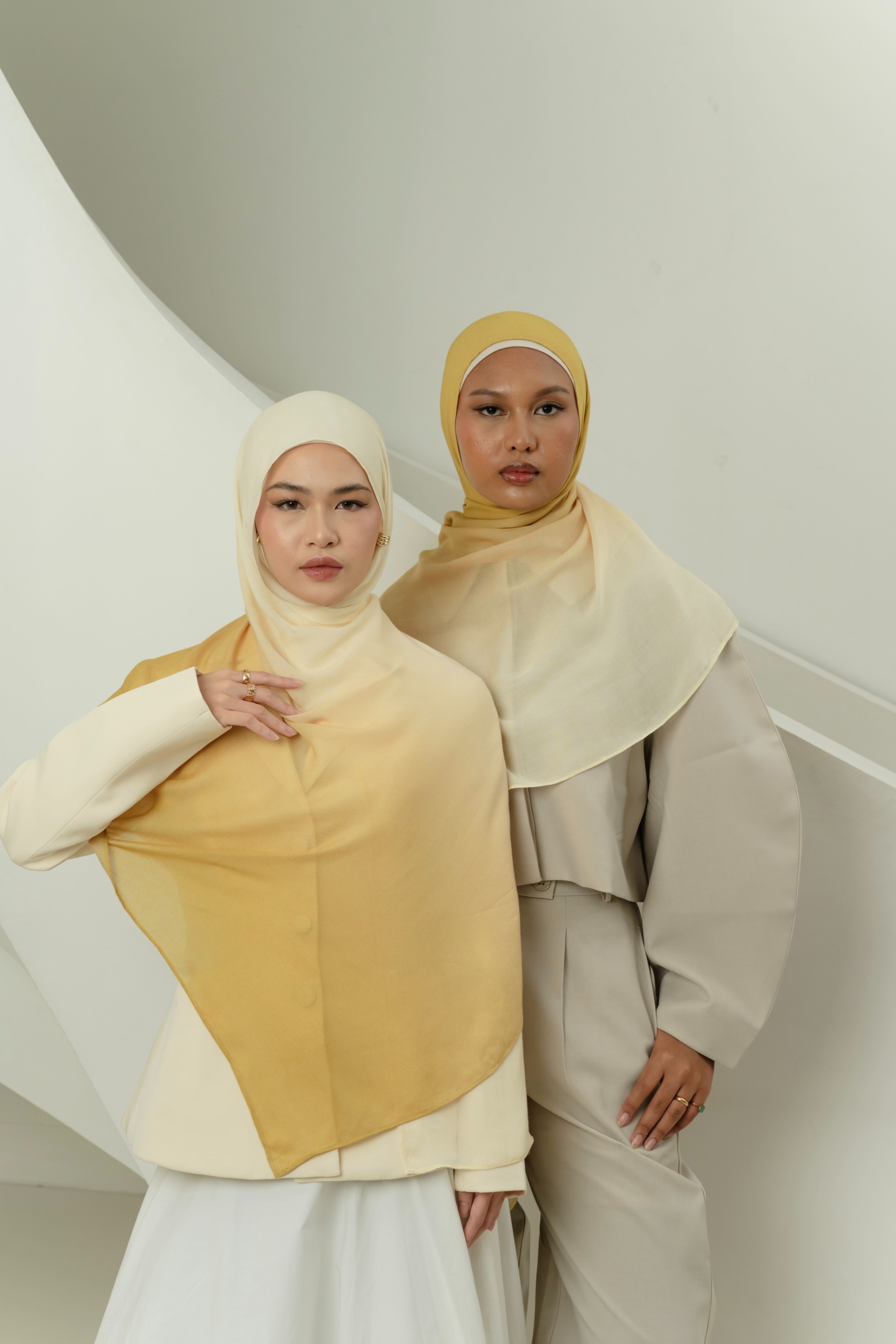 Omna Scarf Sunkissed Yellow | Pashmina Printed Modals