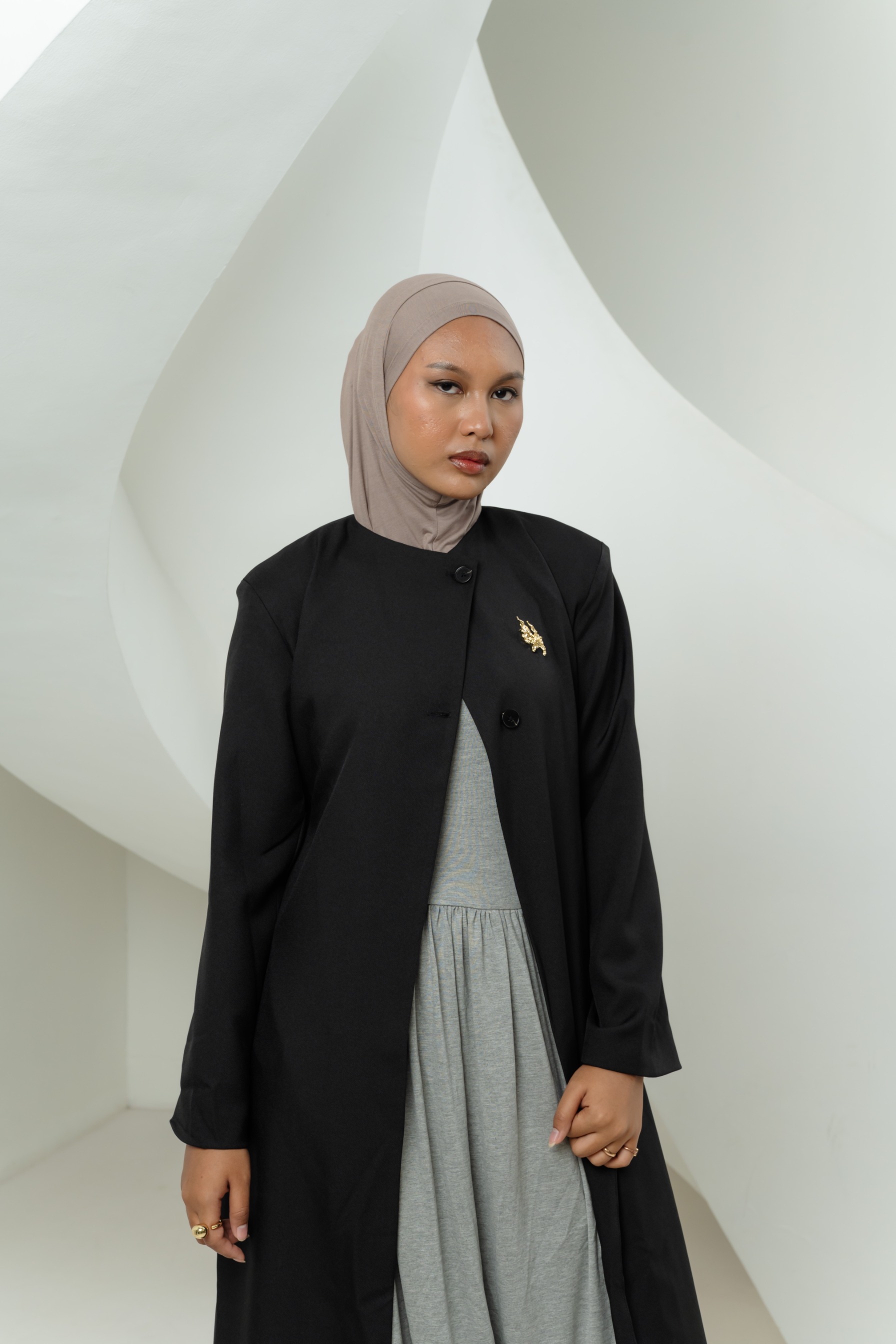 Lira Instant Tie Mocha | TENCEL™️ Hijab