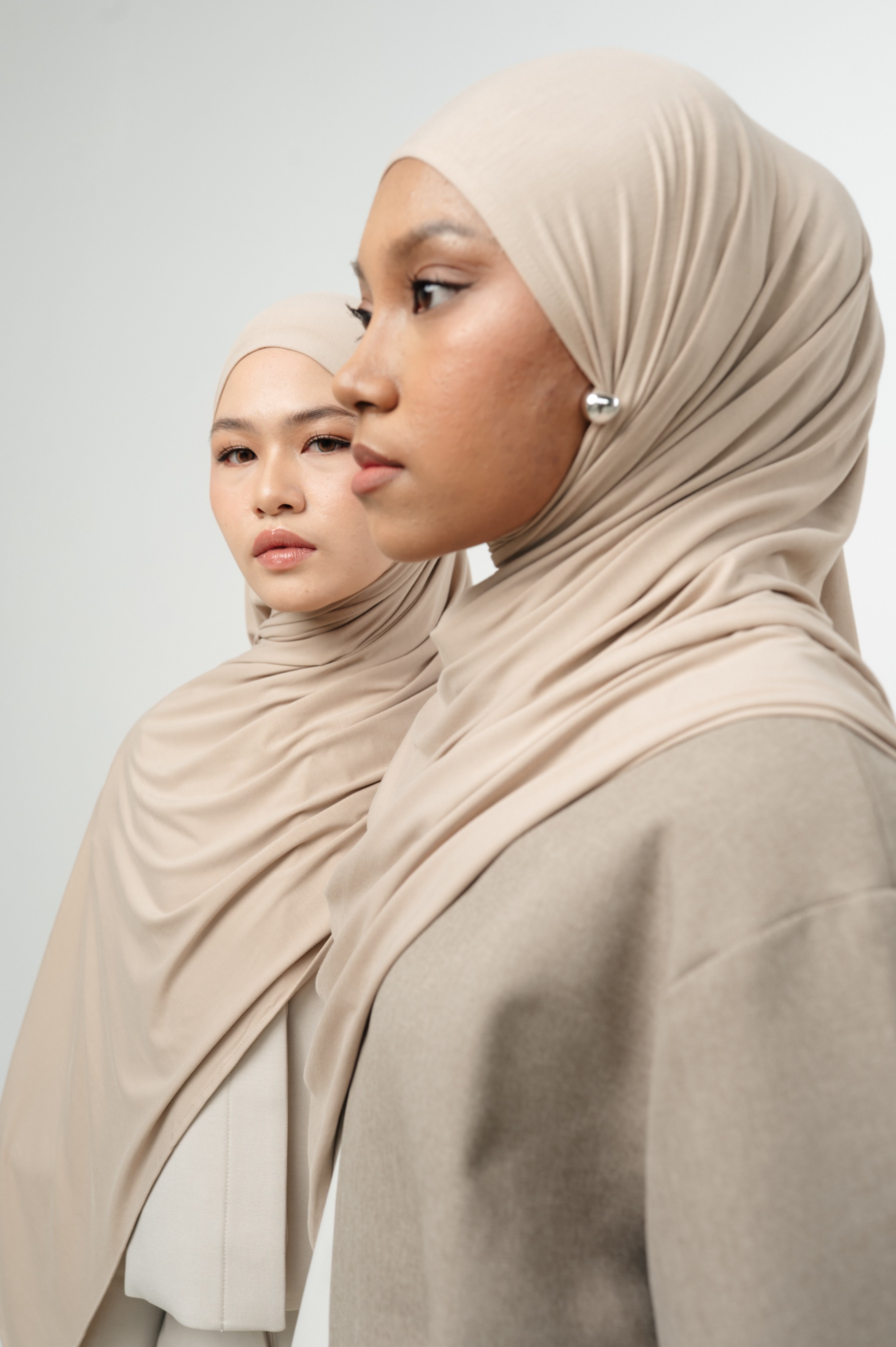 Zueda Instant Scarf Light Mocha | Pashmina Premium Bamboo