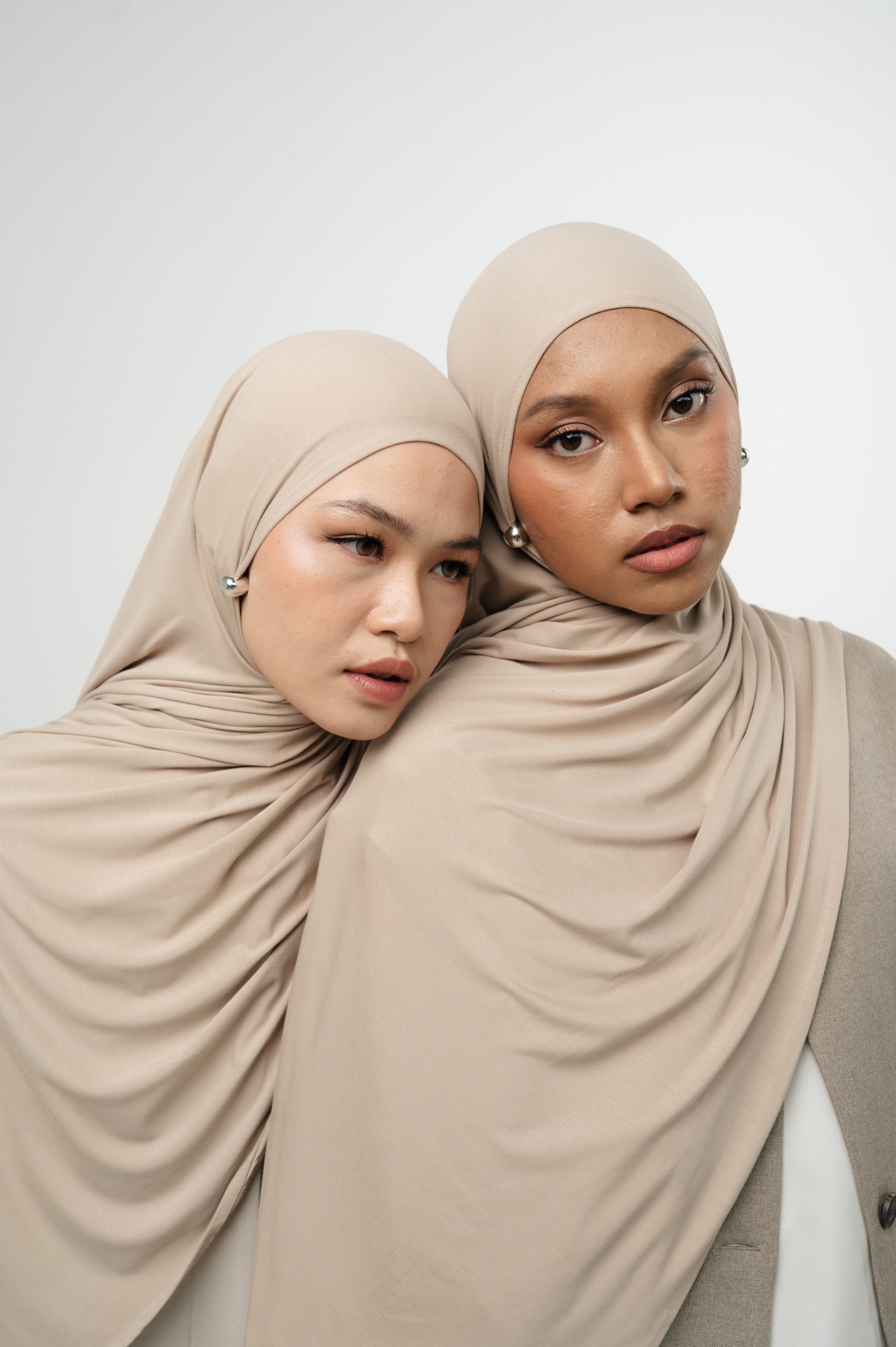 Zueda Instant Scarf Light Mocha | Pashmina Premium Bamboo