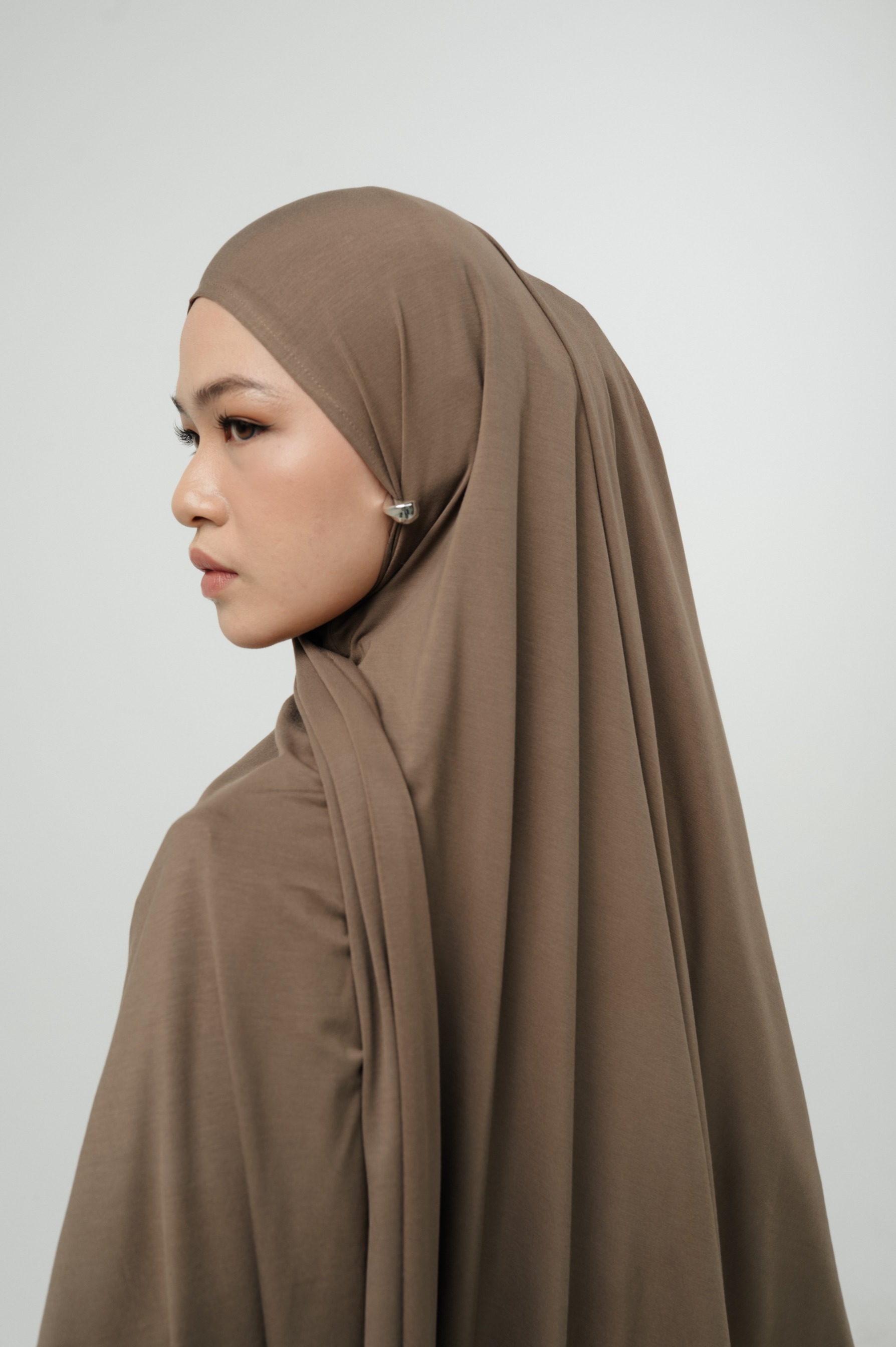 Zueda Instant Scarf Taupe | Pashmina Premium Bamboo