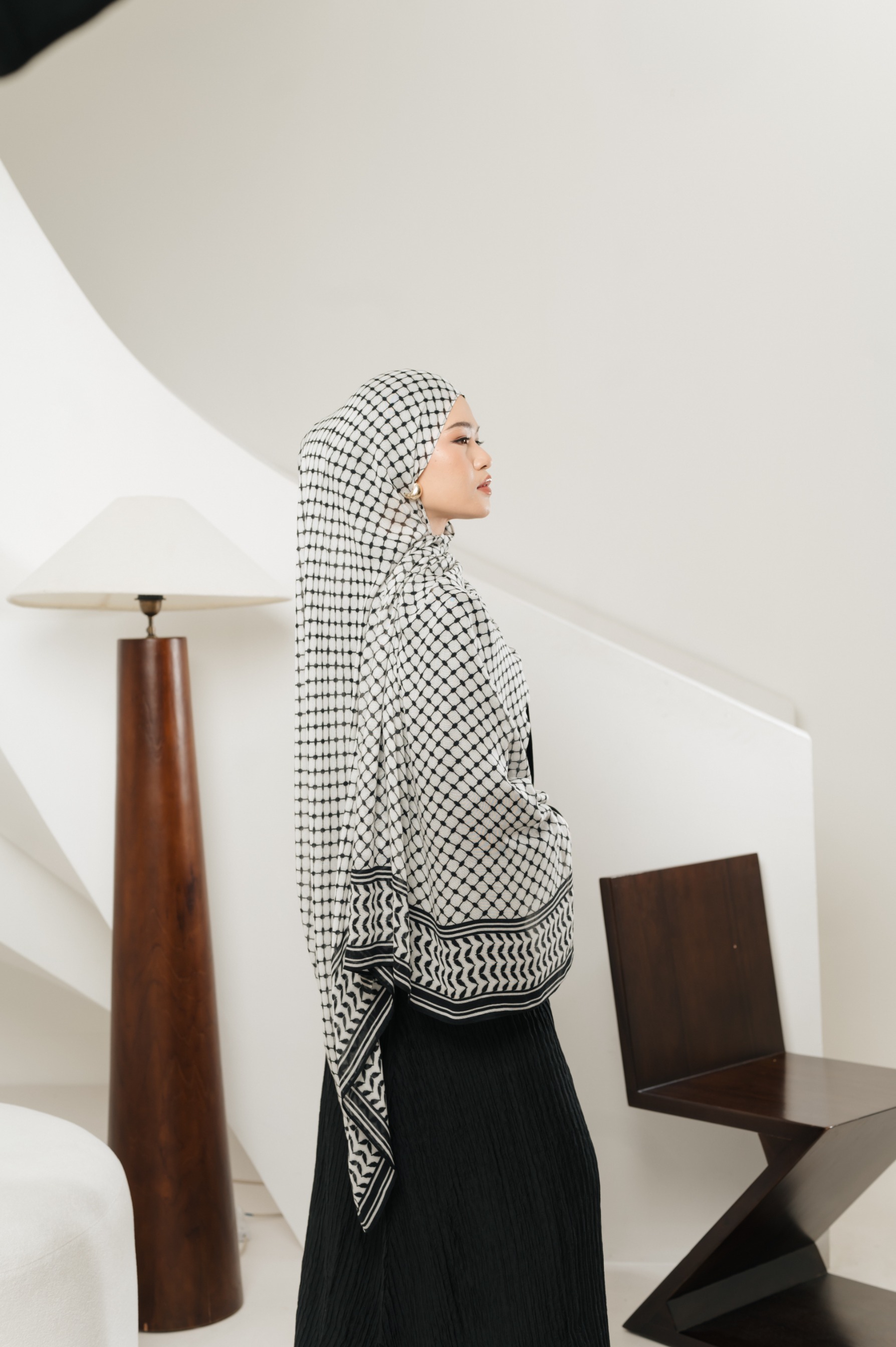 Keffiyeh Scarf | Pashmina Printed Modals