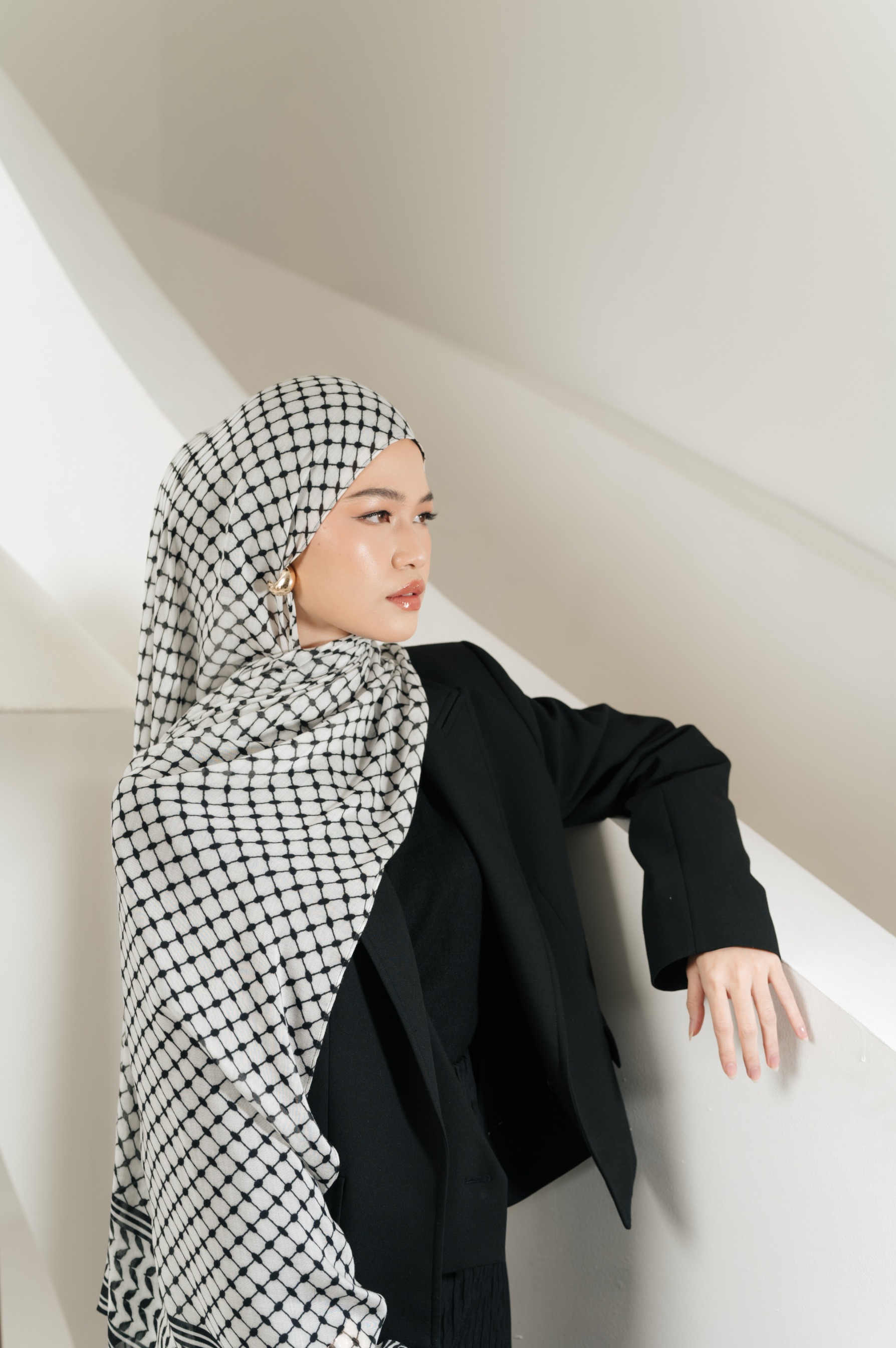 Keffiyeh Scarf | Pashmina Printed Modals