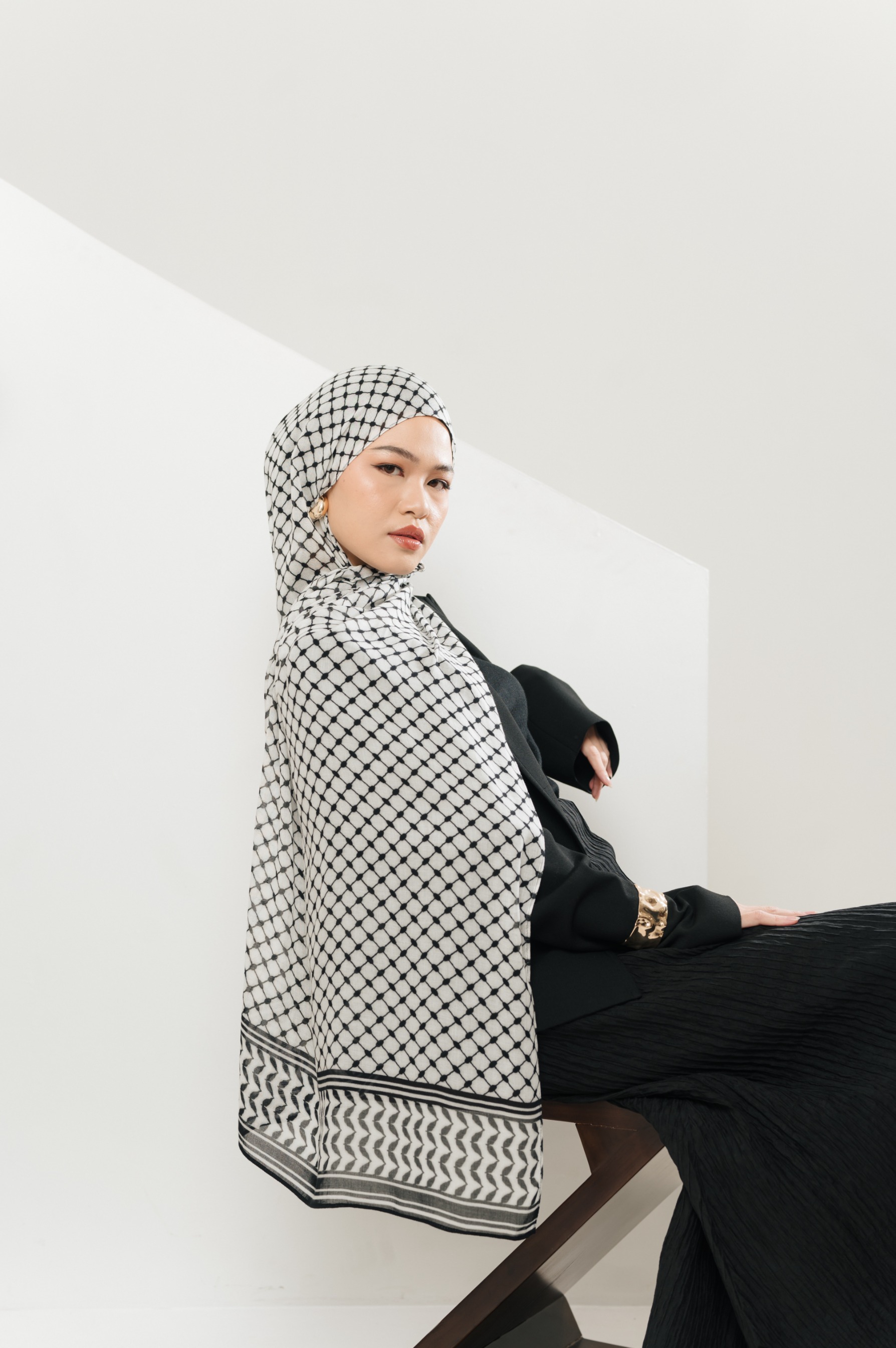 Keffiyeh Scarf | Pashmina Printed Modals