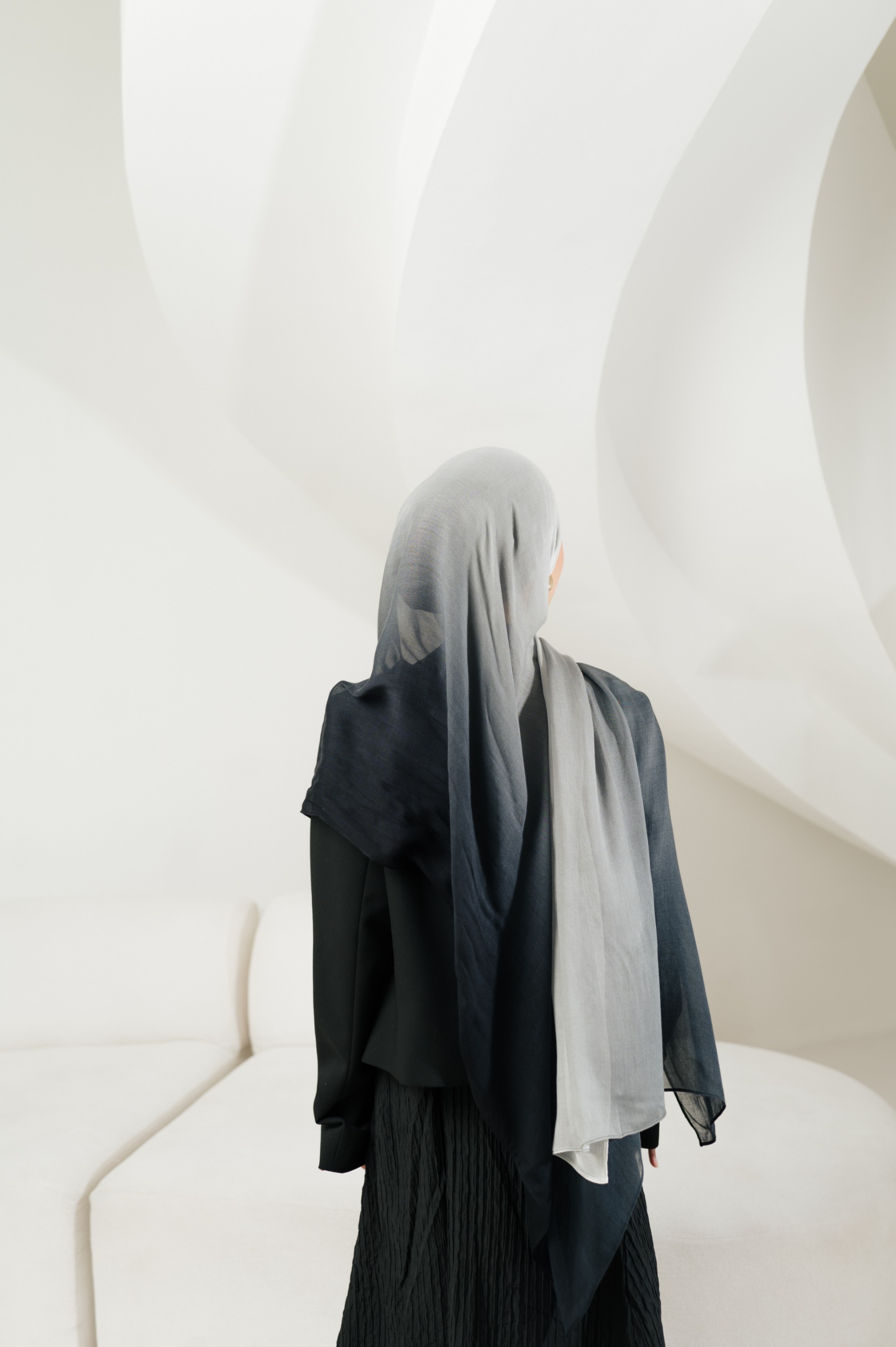 Omna Scarf Echo Dusk | Pashmina Printed Modals