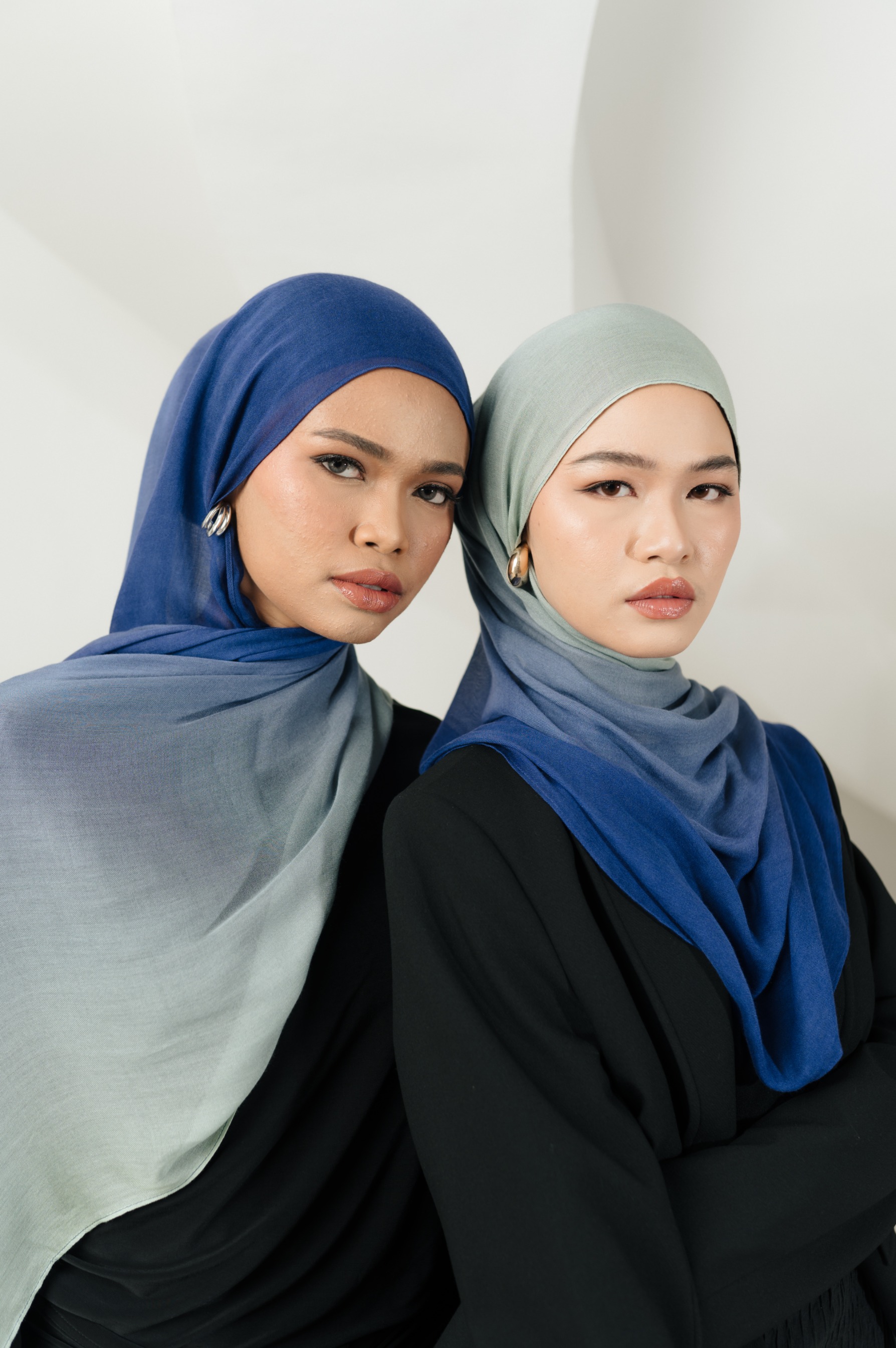 Omna Scarf Moon River | Pashmina Printed Modals