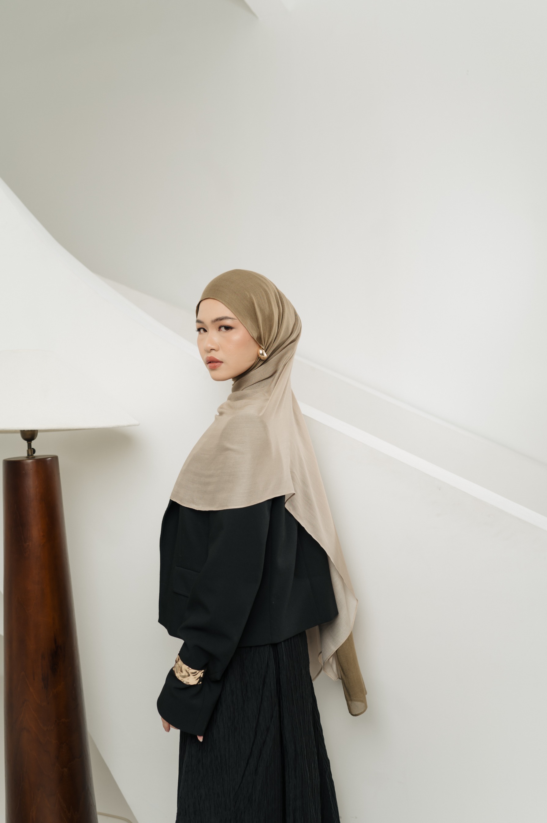 Omna Scarf Golden Dune | Pashmina Printed Modals