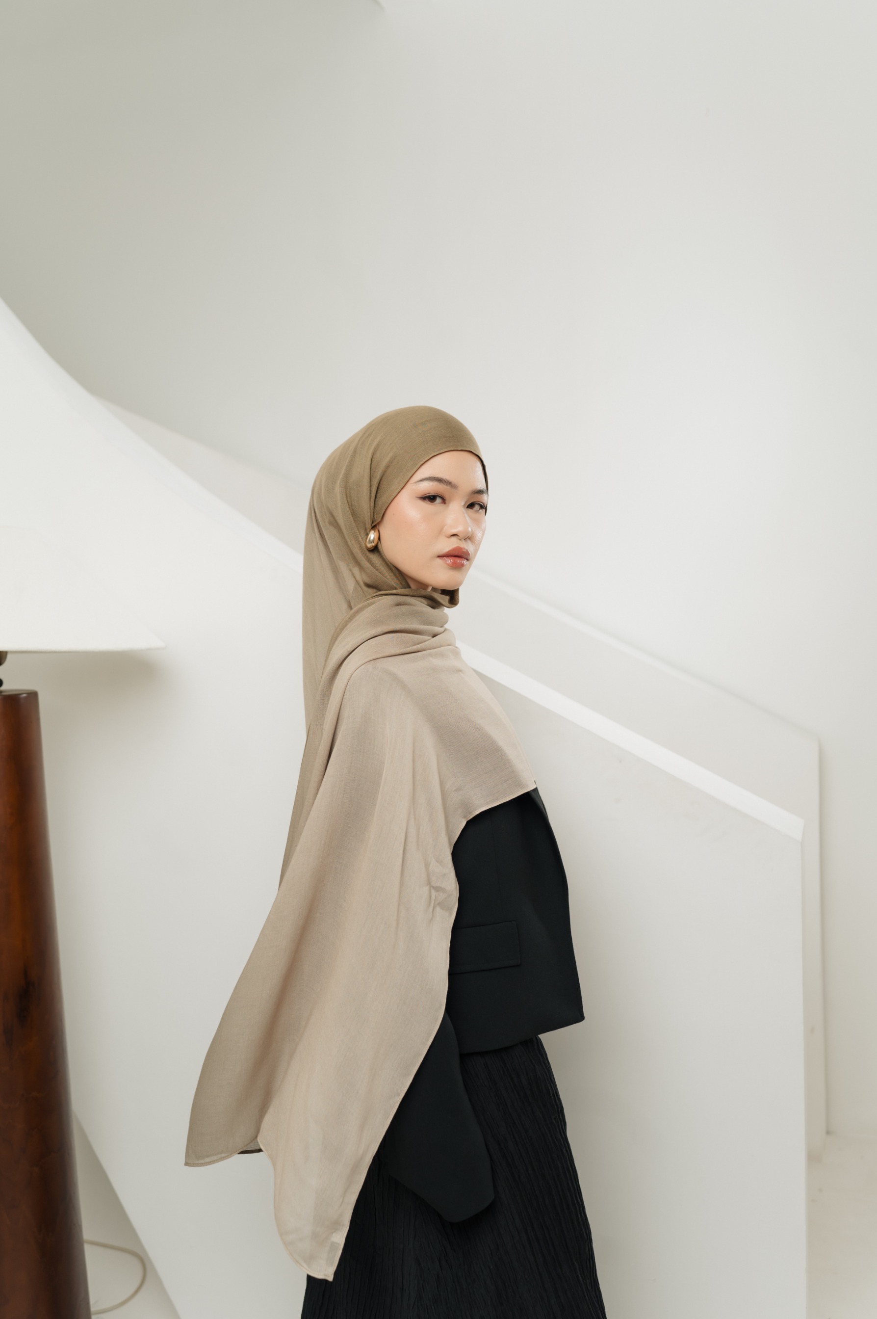 Omna Scarf Golden Dune | Pashmina Printed Modals