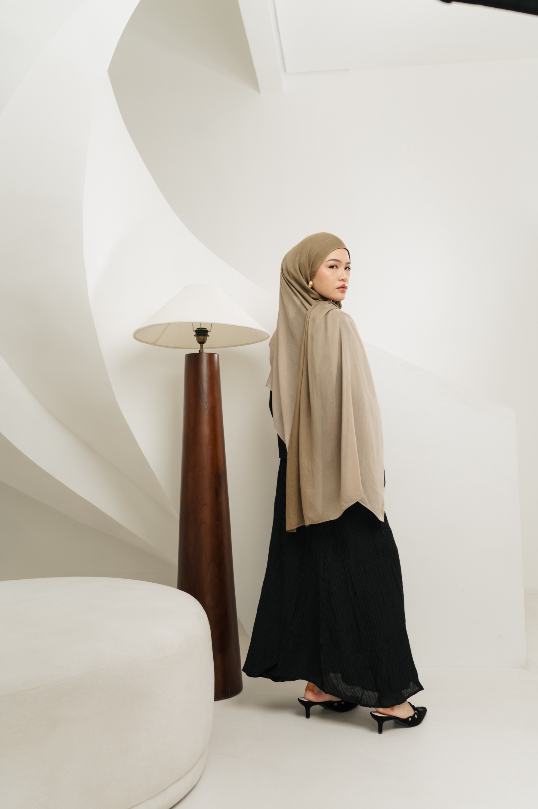Omna Scarf Golden Dune | Pashmina Printed Modals