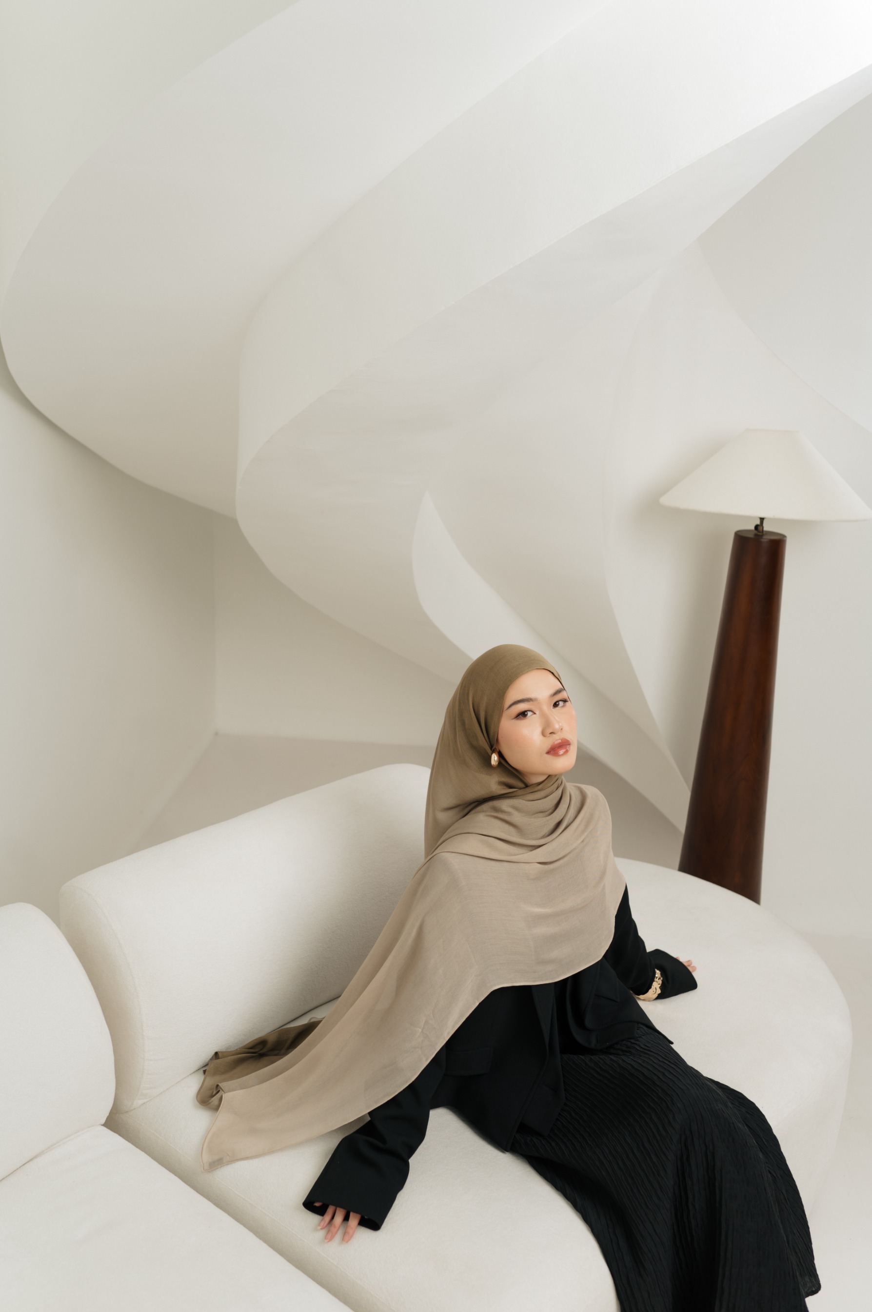 Omna Scarf Golden Dune | Pashmina Printed Modals