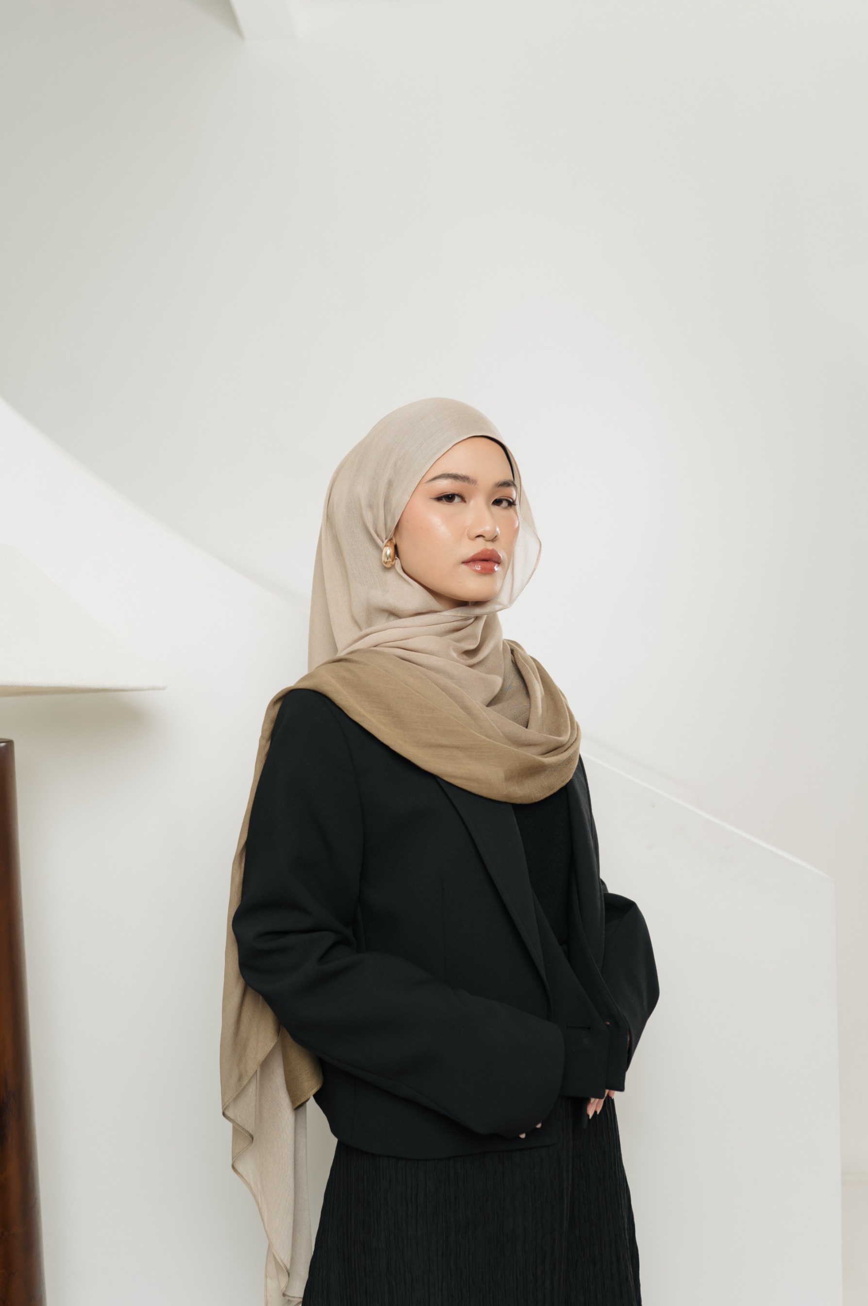 Omna Scarf Golden Dune | Pashmina Printed Modals