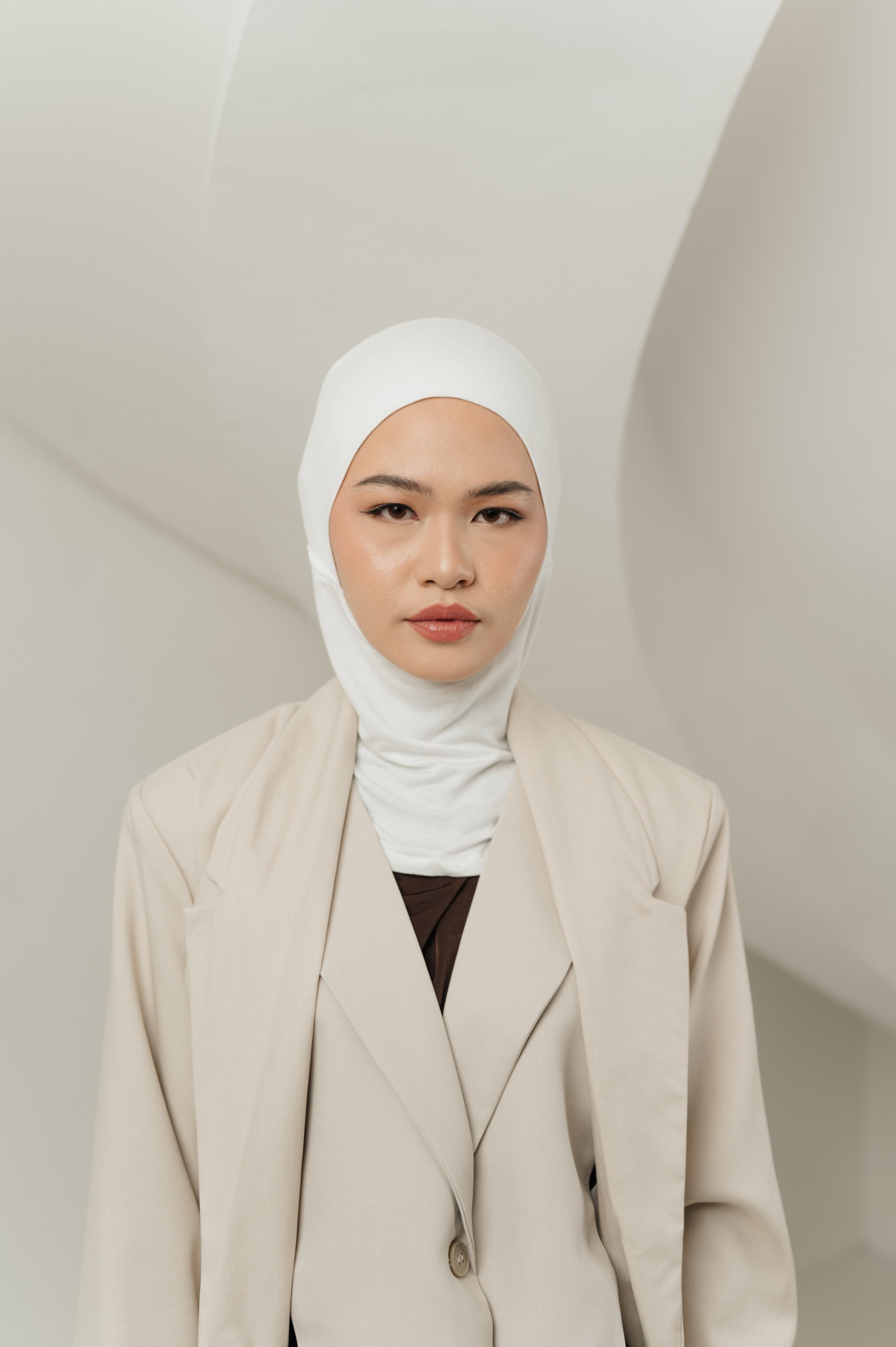 Double Size Kana Scarves with Full Cover Undercap | Pashmina Kaos | Kana Full Cover Undercap