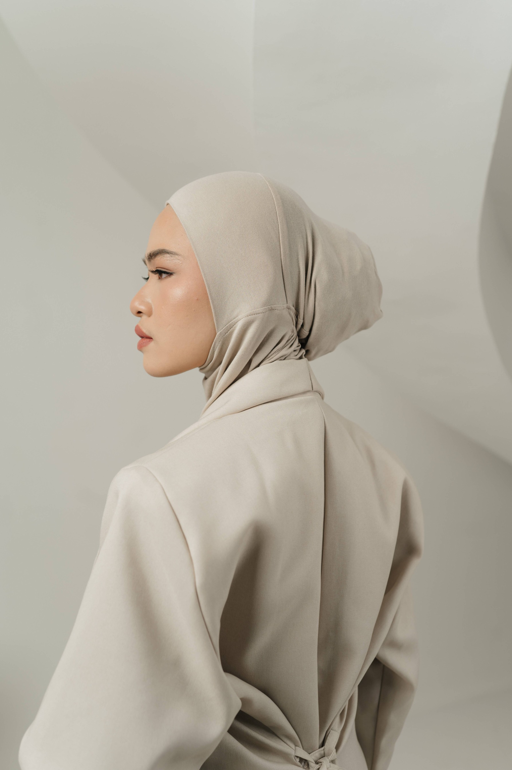 Double Size Kana Scarves with Full Cover Undercap | Pashmina Kaos | Kana Full Cover Undercap