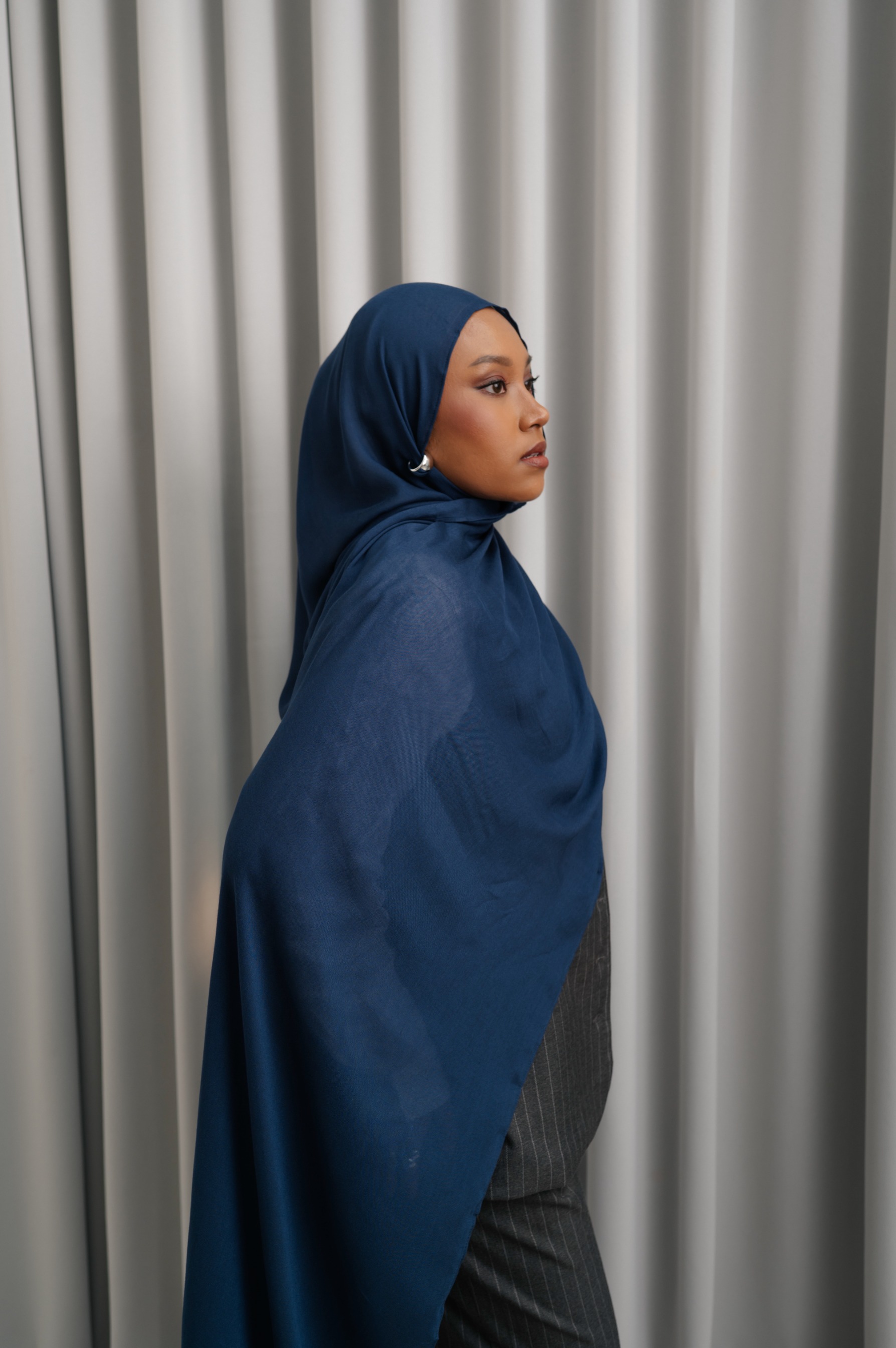 Sana Ocean Blue | Pashmina Delicate Rayon