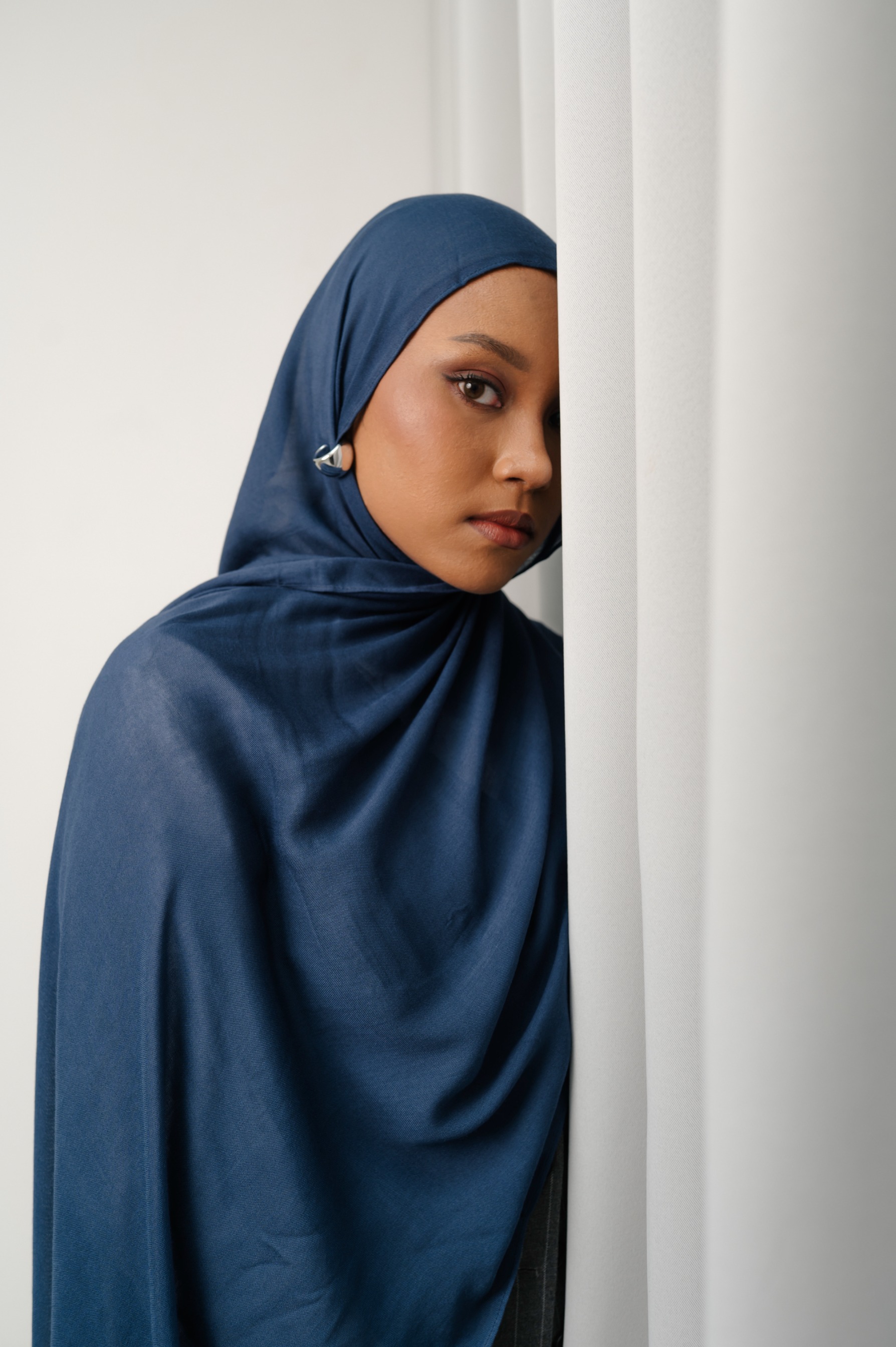 Sana Ocean Blue | Pashmina Delicate Rayon