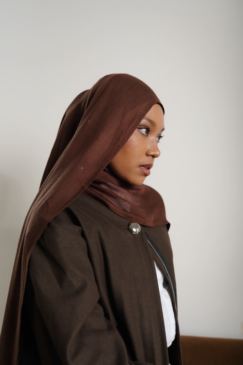 Nema Dark Chocolate | Pashmina Viscose