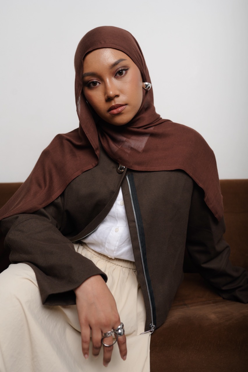 Nema Dark Chocolate | Pashmina Viscose