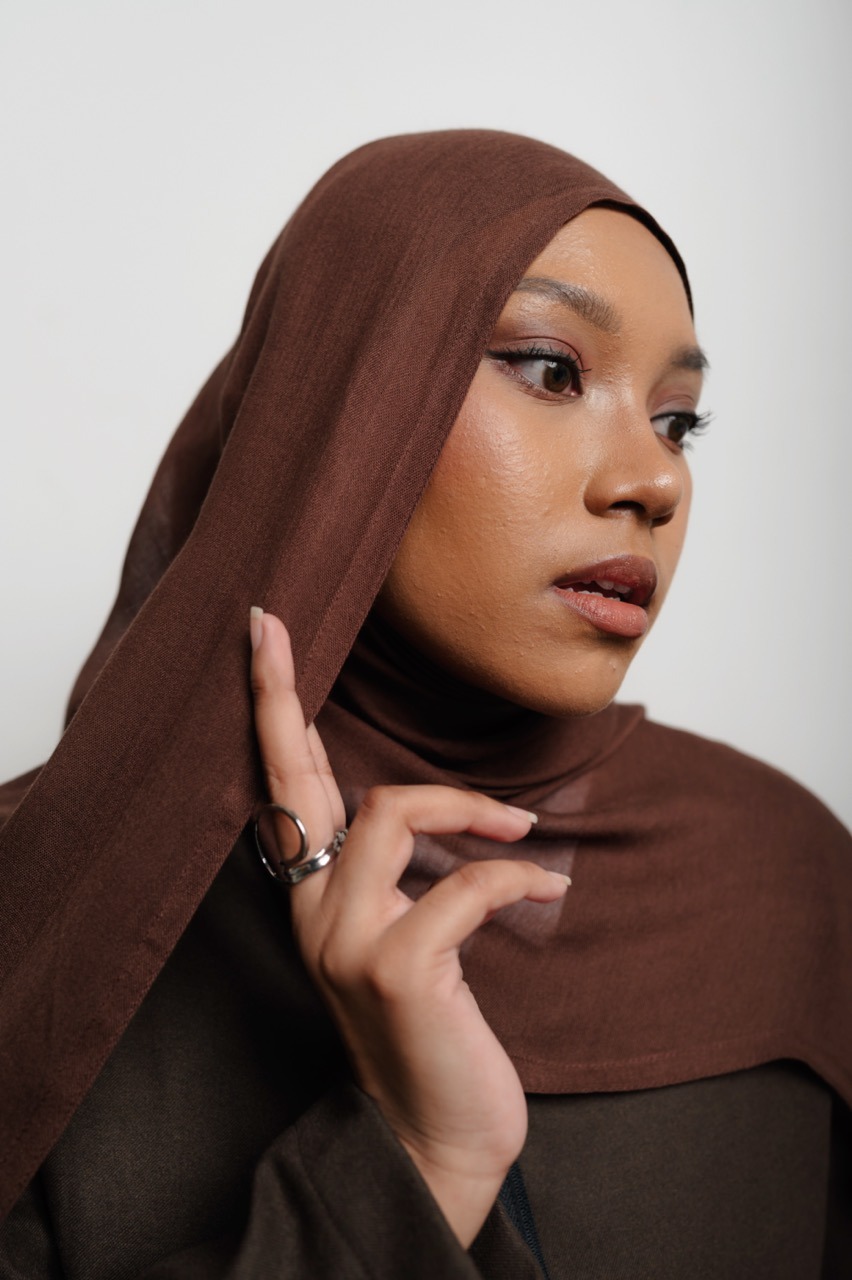 Nema Dark Chocolate | Pashmina Viscose