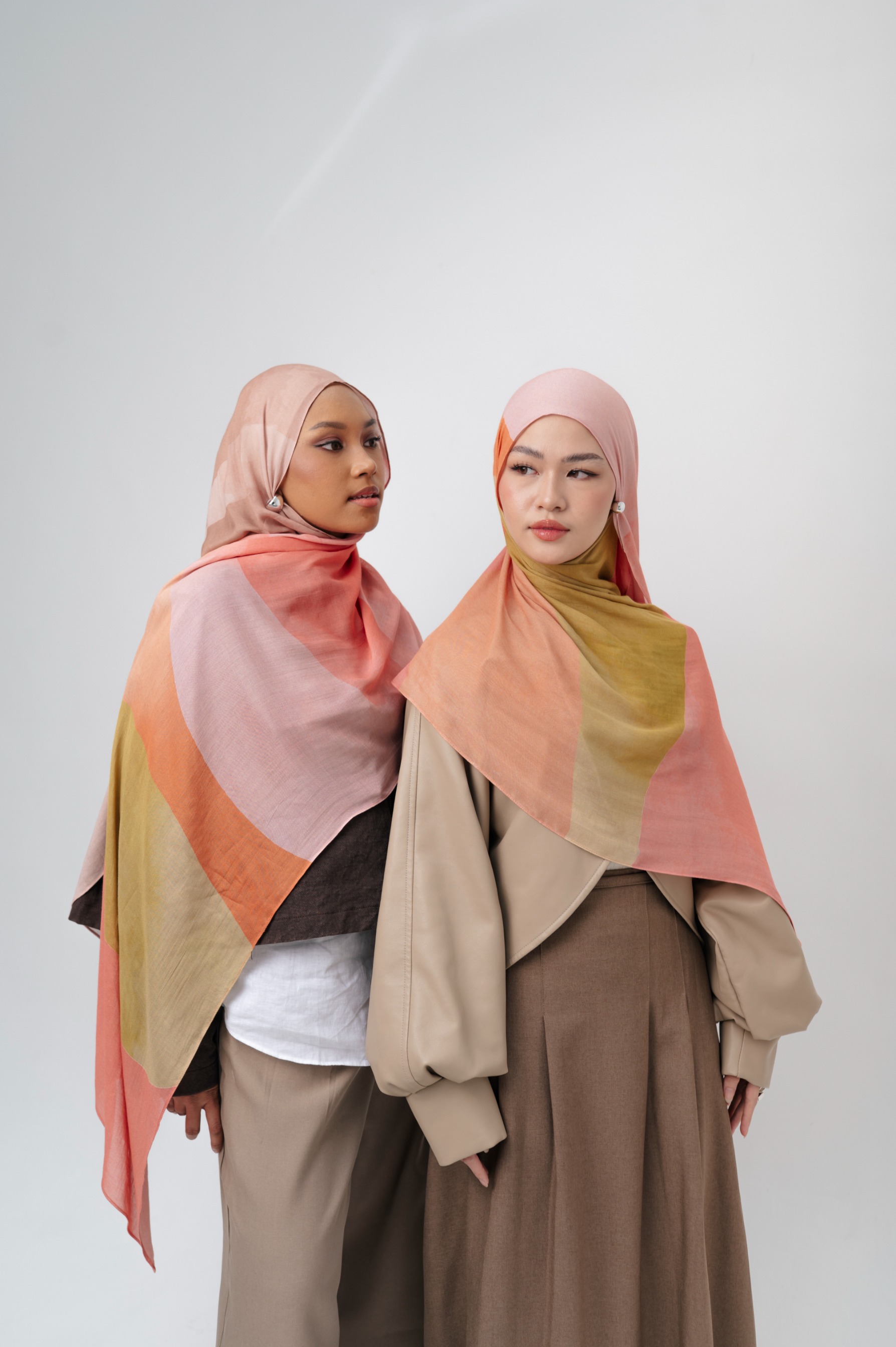 Sora Scarf Paddle Pink | Pashmina Printed Modals