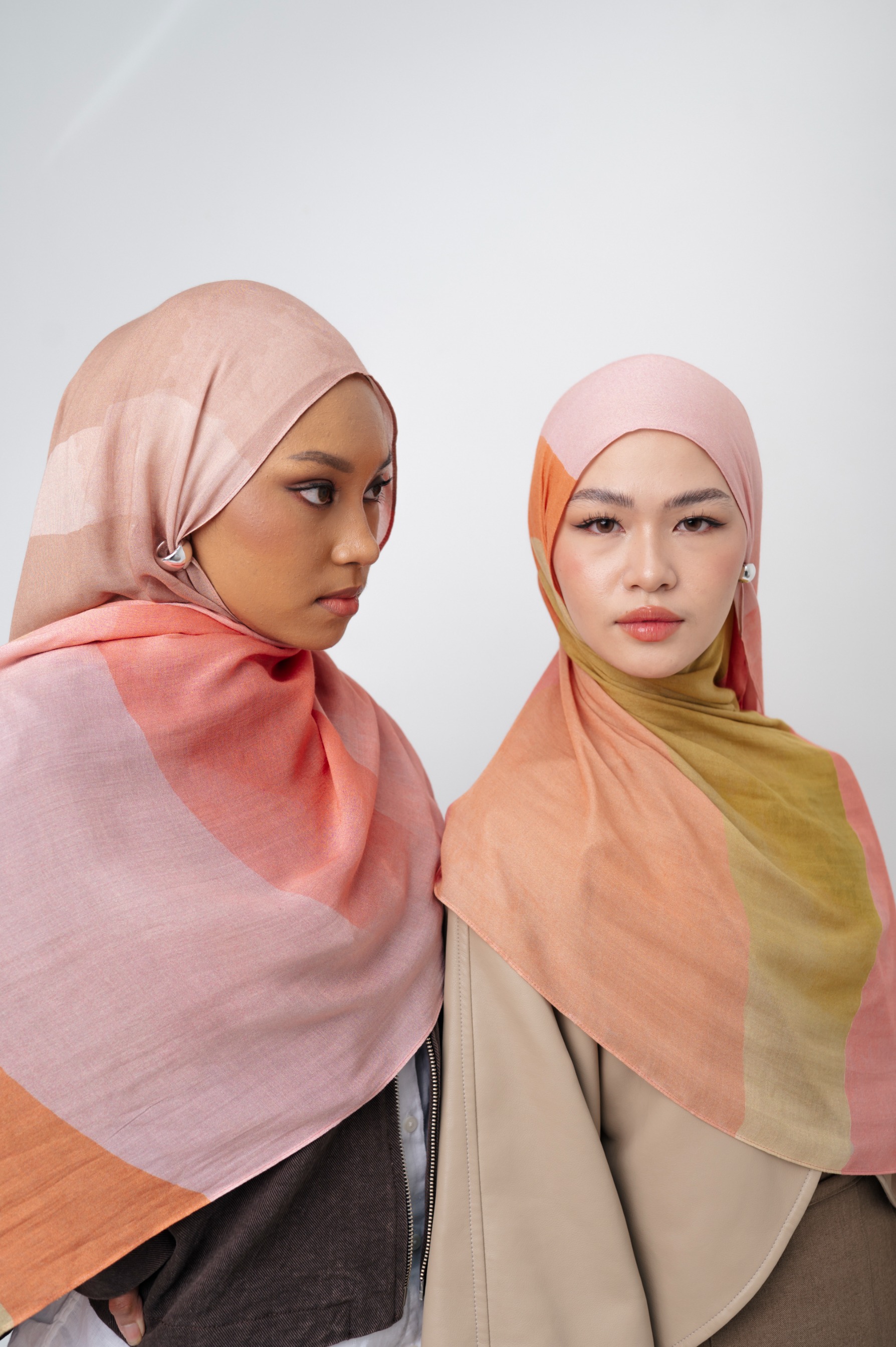 Sora Scarf Paddle Pink | Pashmina Printed Modals