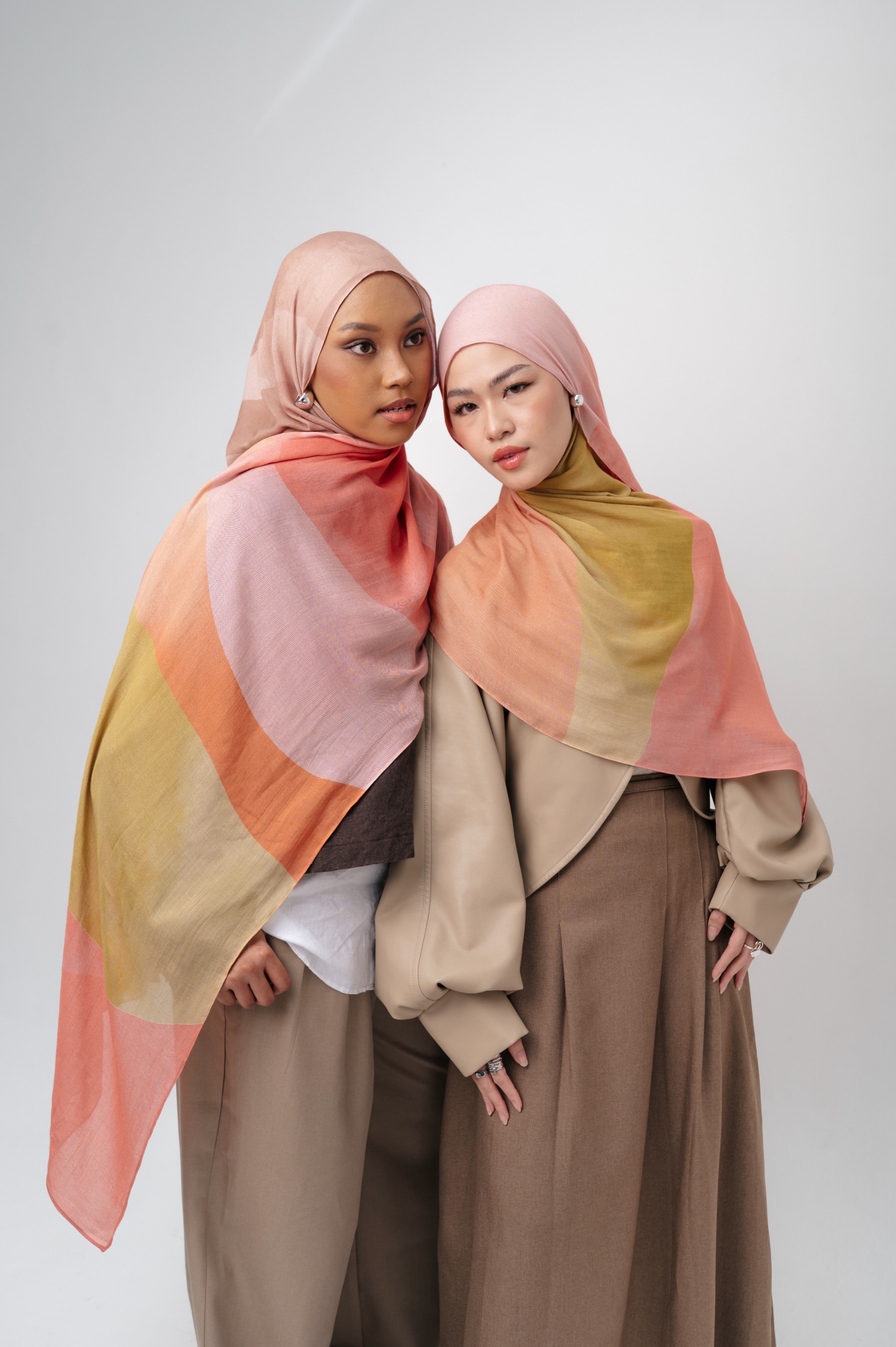 Sora Scarf Paddle Pink | Pashmina Printed Modals
