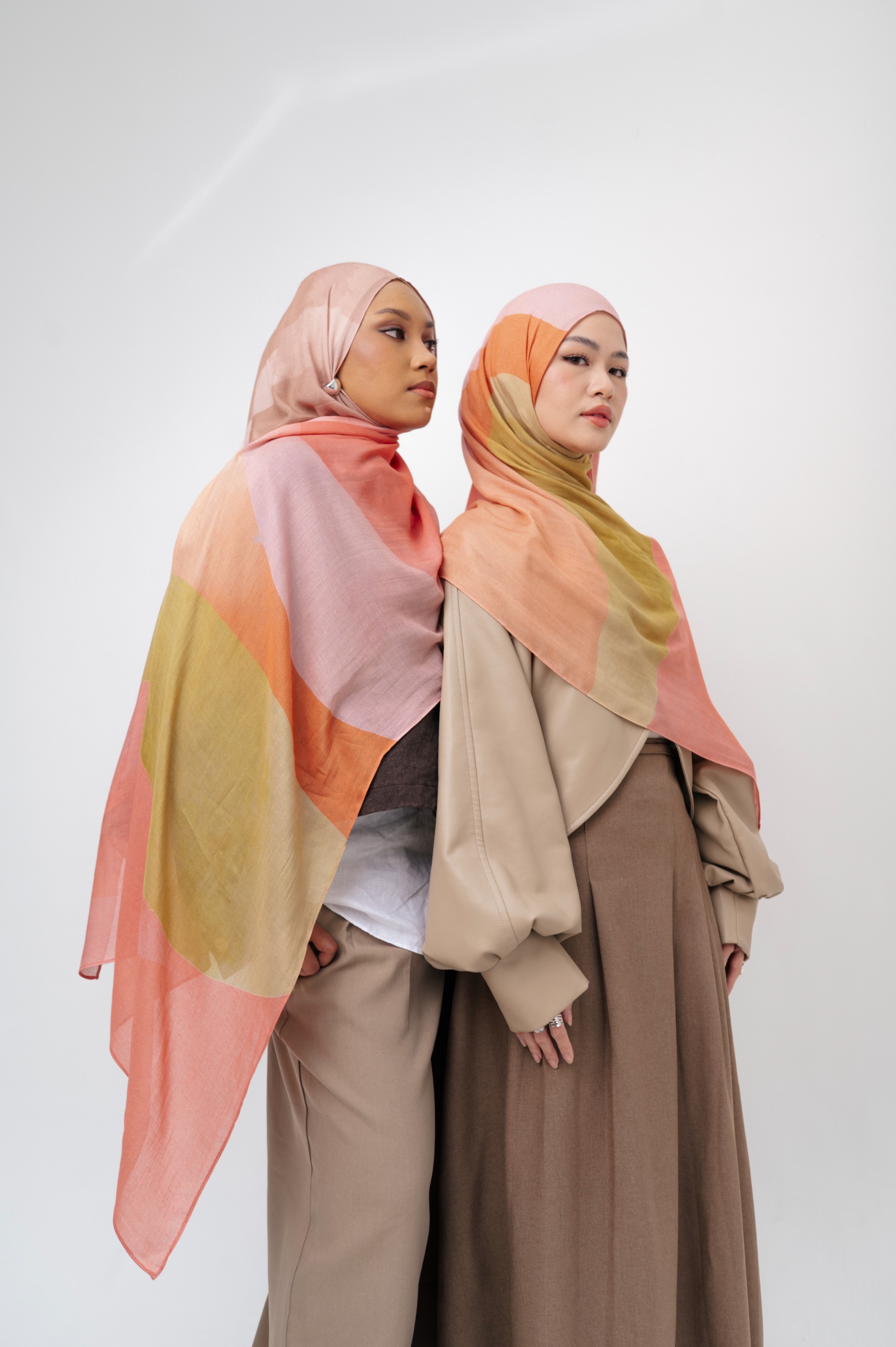 Sora Scarf Paddle Pink | Pashmina Printed Modals