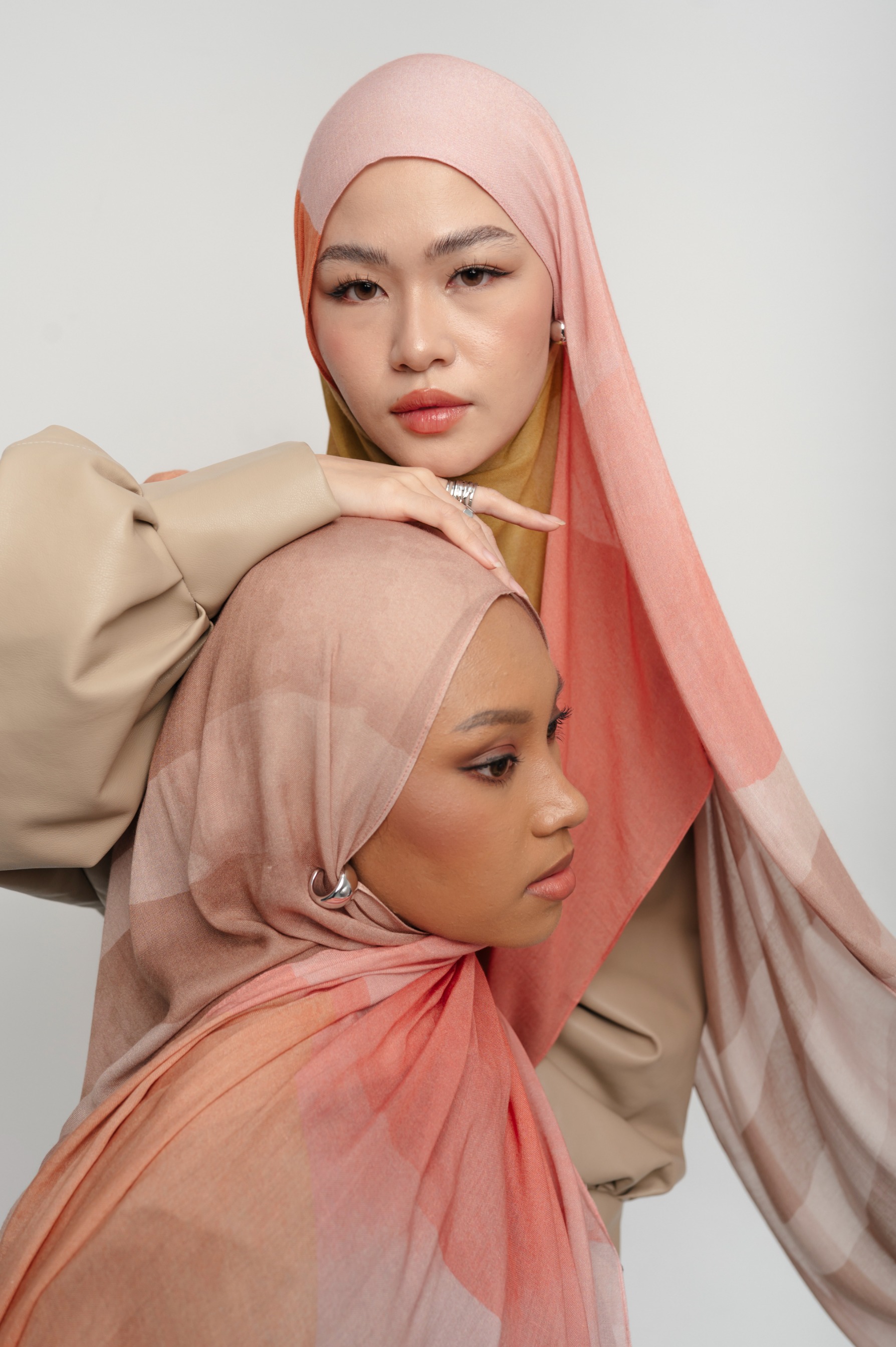 Sora Scarf Paddle Pink | Pashmina Printed Modals