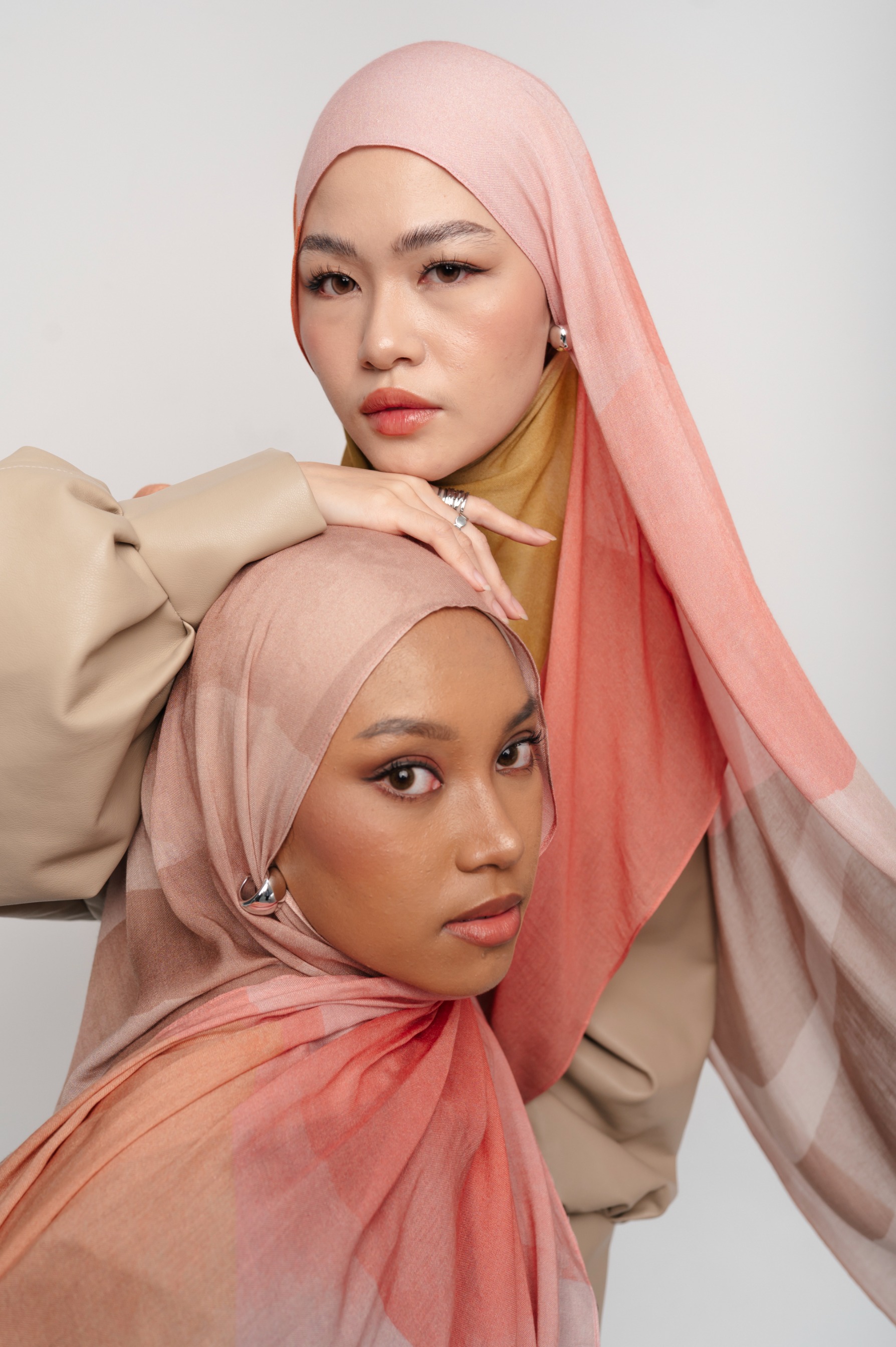 Sora Scarf Paddle Pink | Pashmina Printed Modals