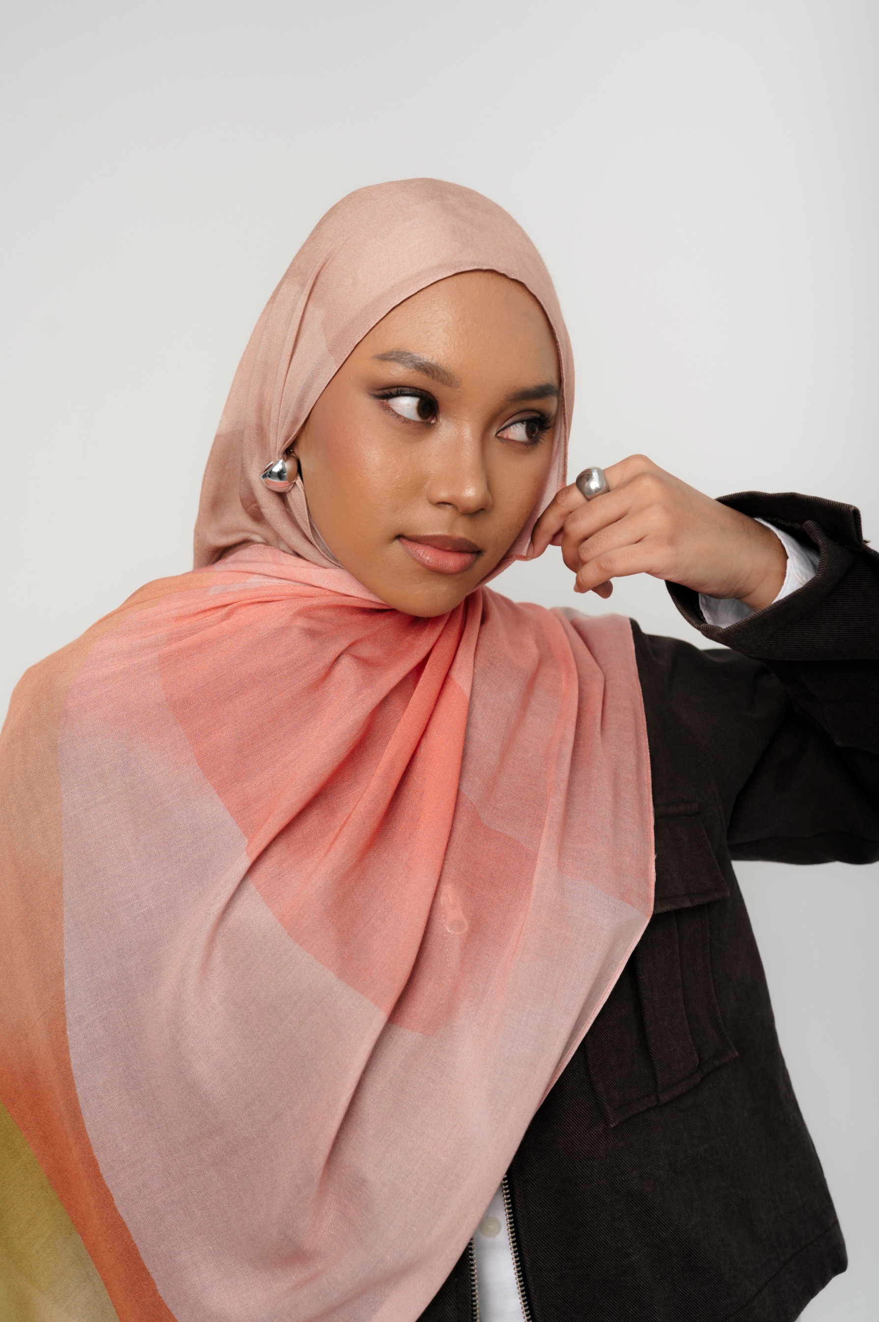 Sora Scarf Paddle Pink | Pashmina Printed Modals