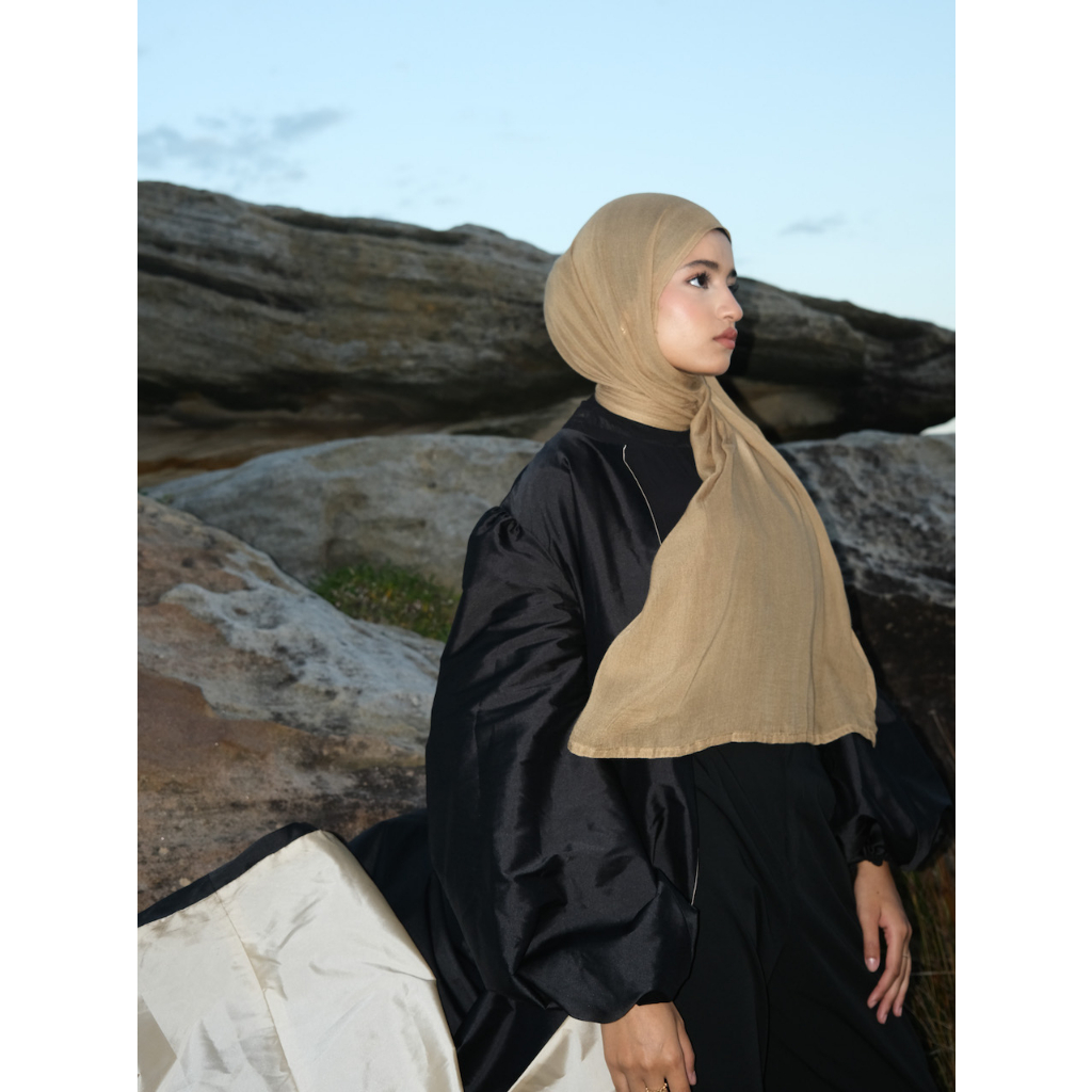 Nema Light Khaki | Pashmina Viscose