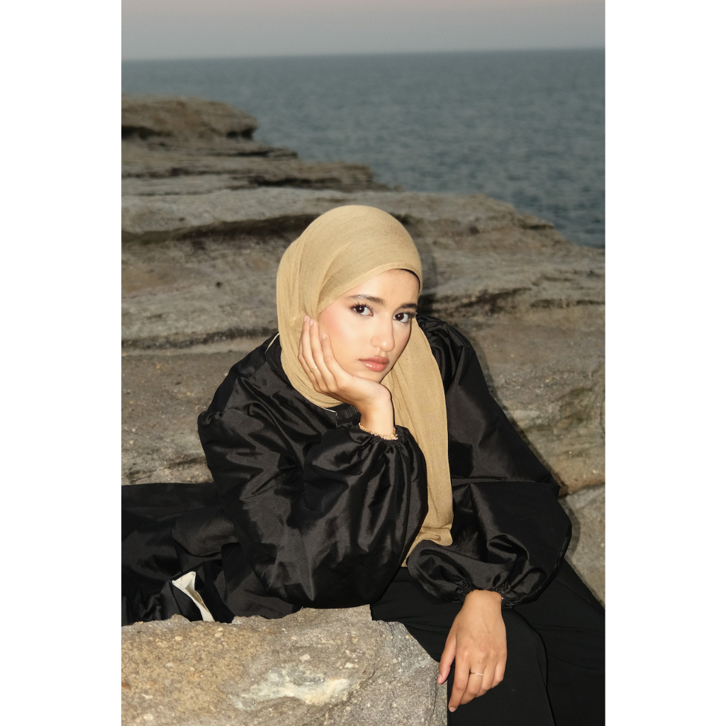 Nema Light Khaki | Pashmina Viscose