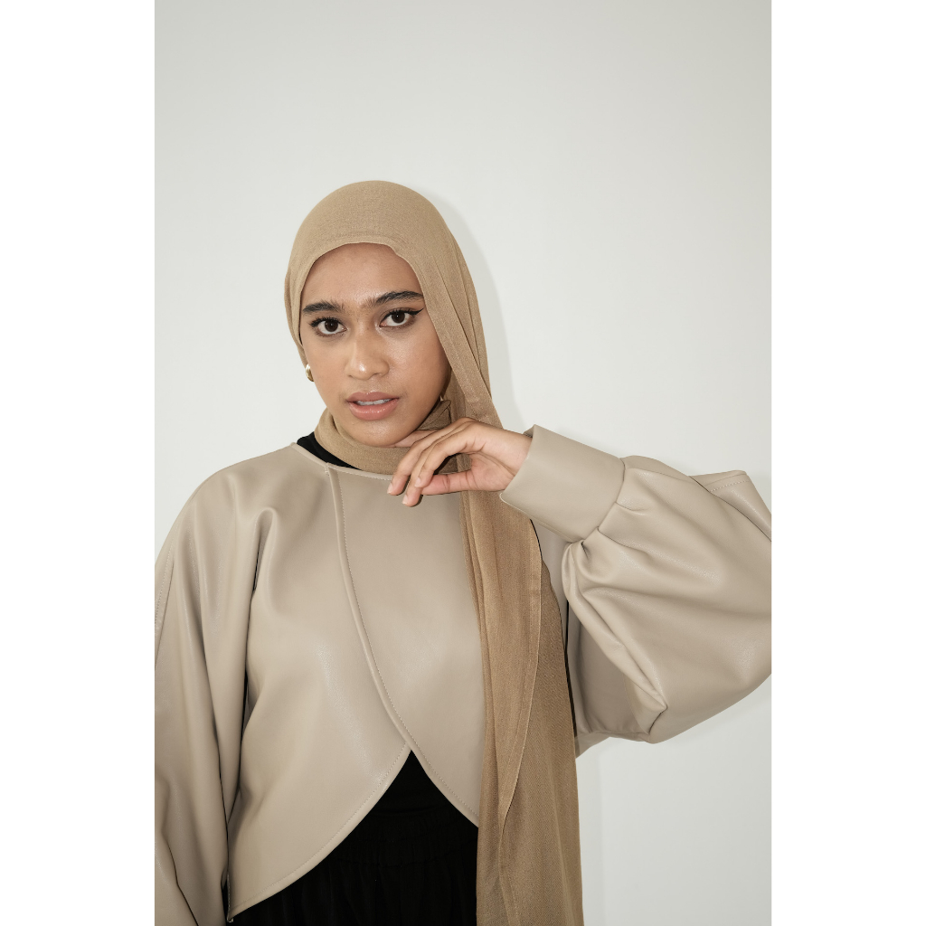 Nema Light Khaki | Pashmina Viscose