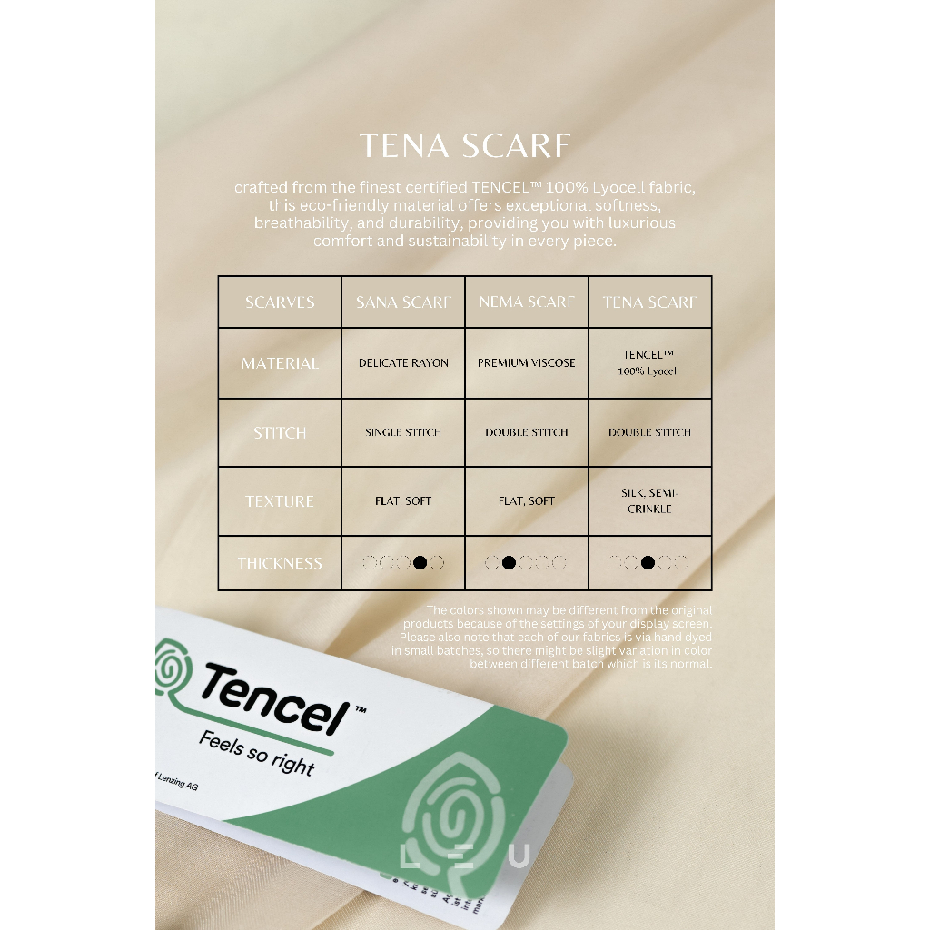 Tena Scarves | Pashmina TENCEL™