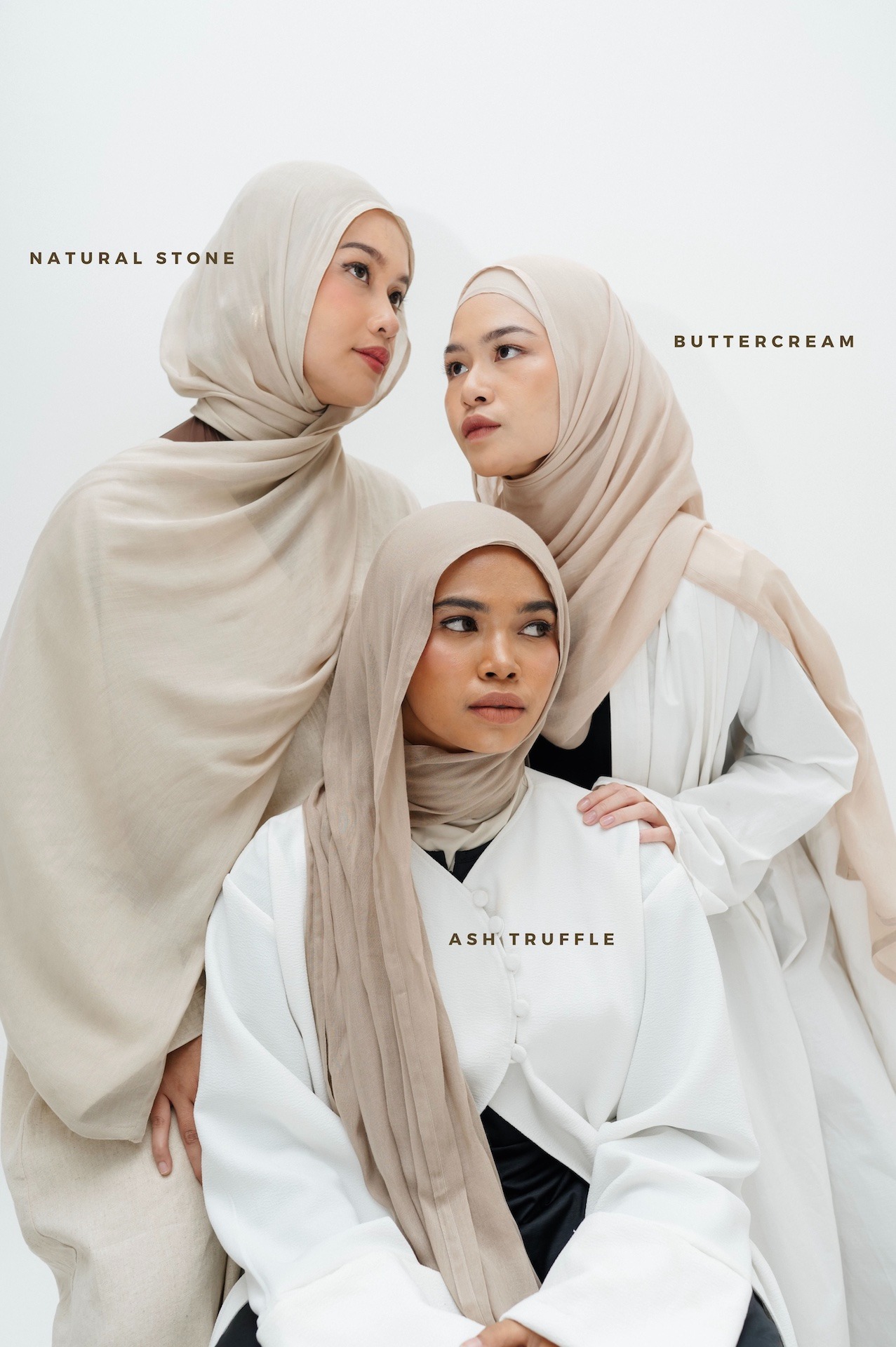 Nema Natural Stone | Pashmina Viscose