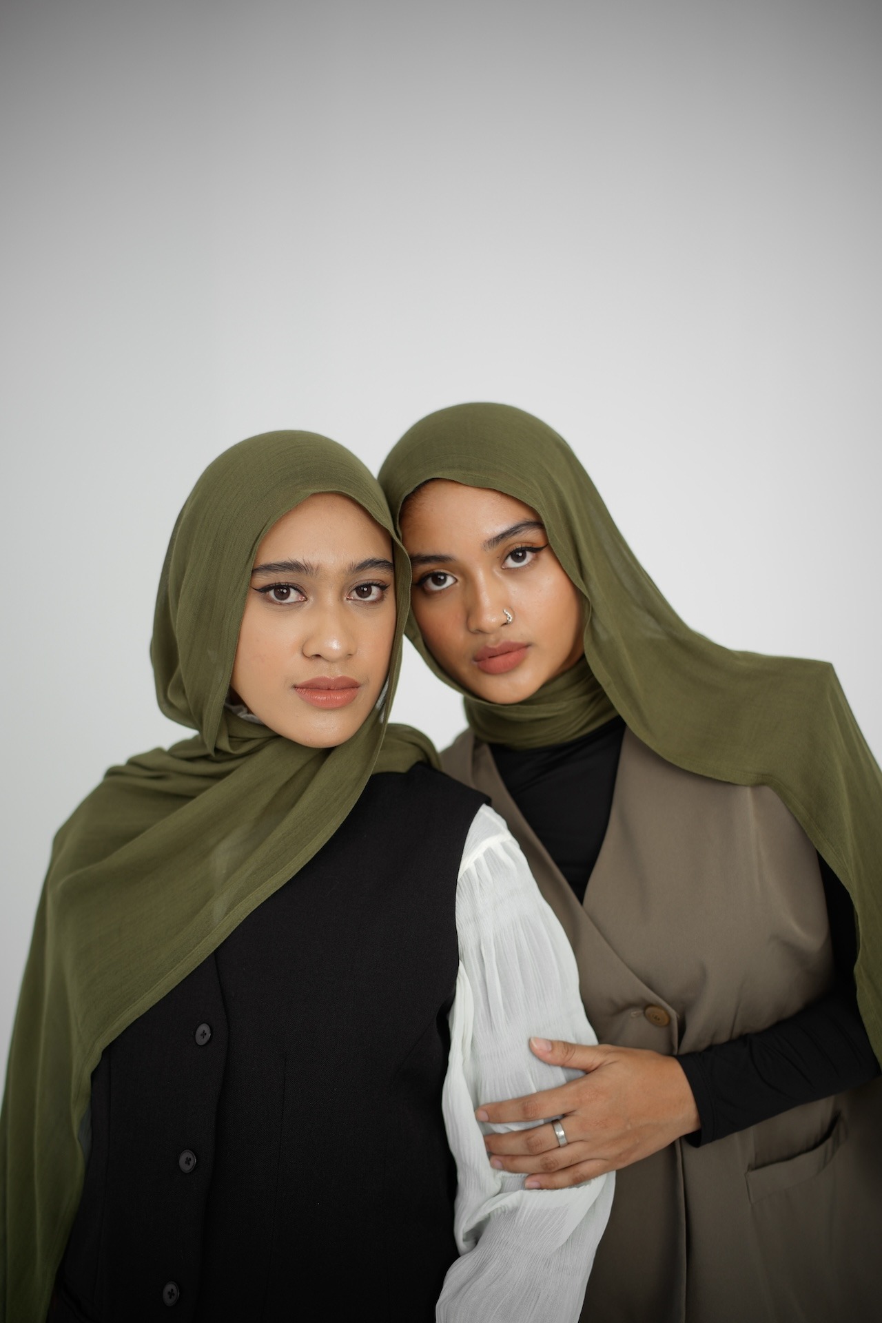 Nema Olive Green | Pashmina Viscose