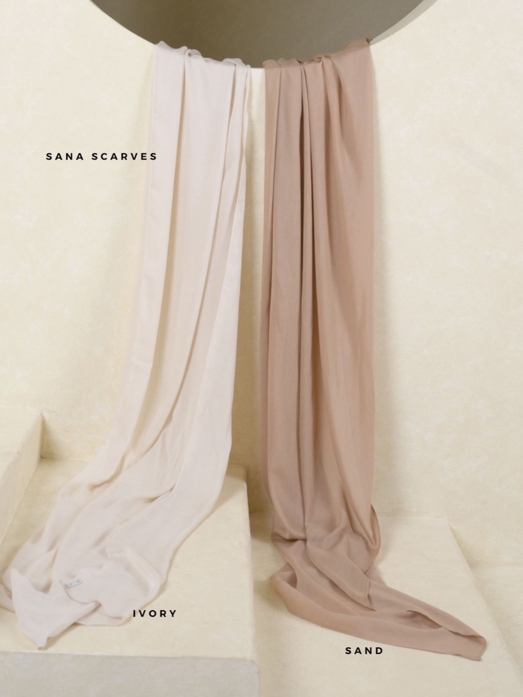 Sana Ivory | Pashmina Delicate Rayon