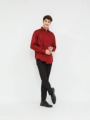 Kemeja Pria Lengan Panjang Reguler Fit Satin