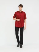 Kemeja Pria Lengan Pendek Reguler Fit Satin