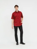 Kemeja Pria Lengan Pendek Reguler Fit Satin