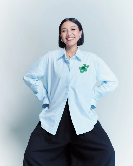 Image of PO KYLAU X ESINSILIA Zenith Sky Shirt