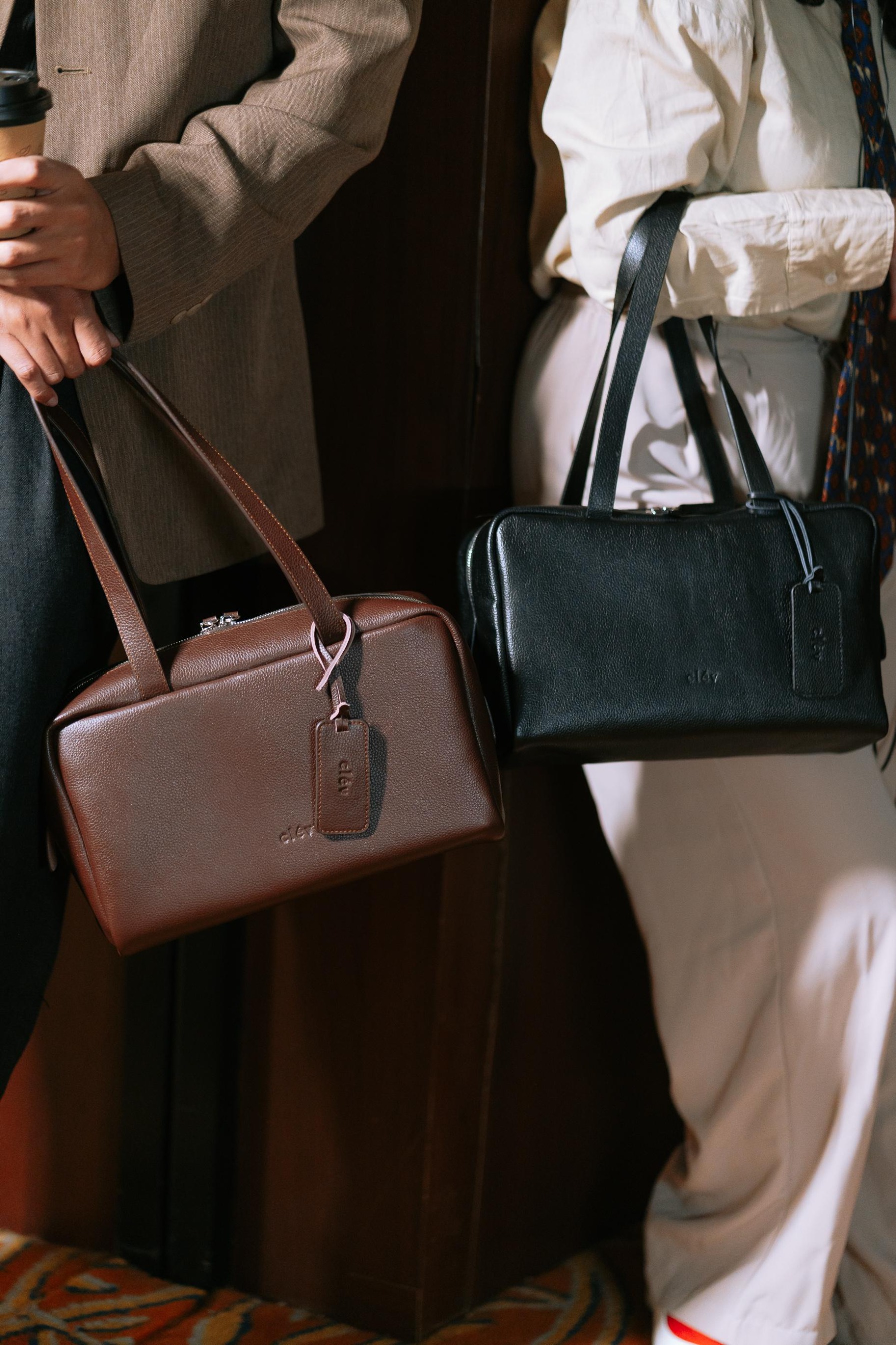 Geneva Leather bag (black)
