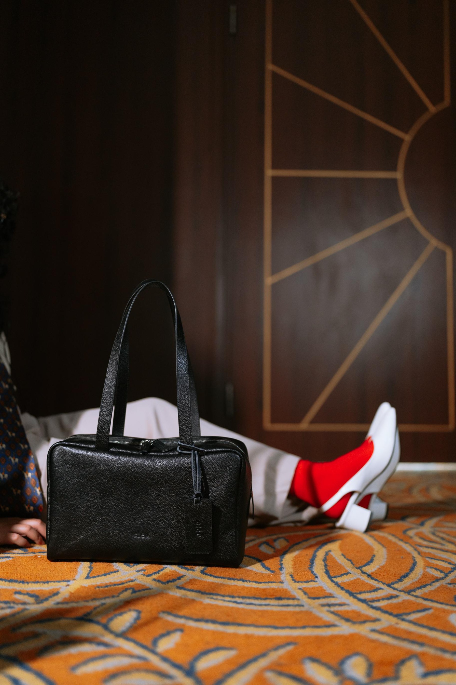 Geneva Leather bag (black)