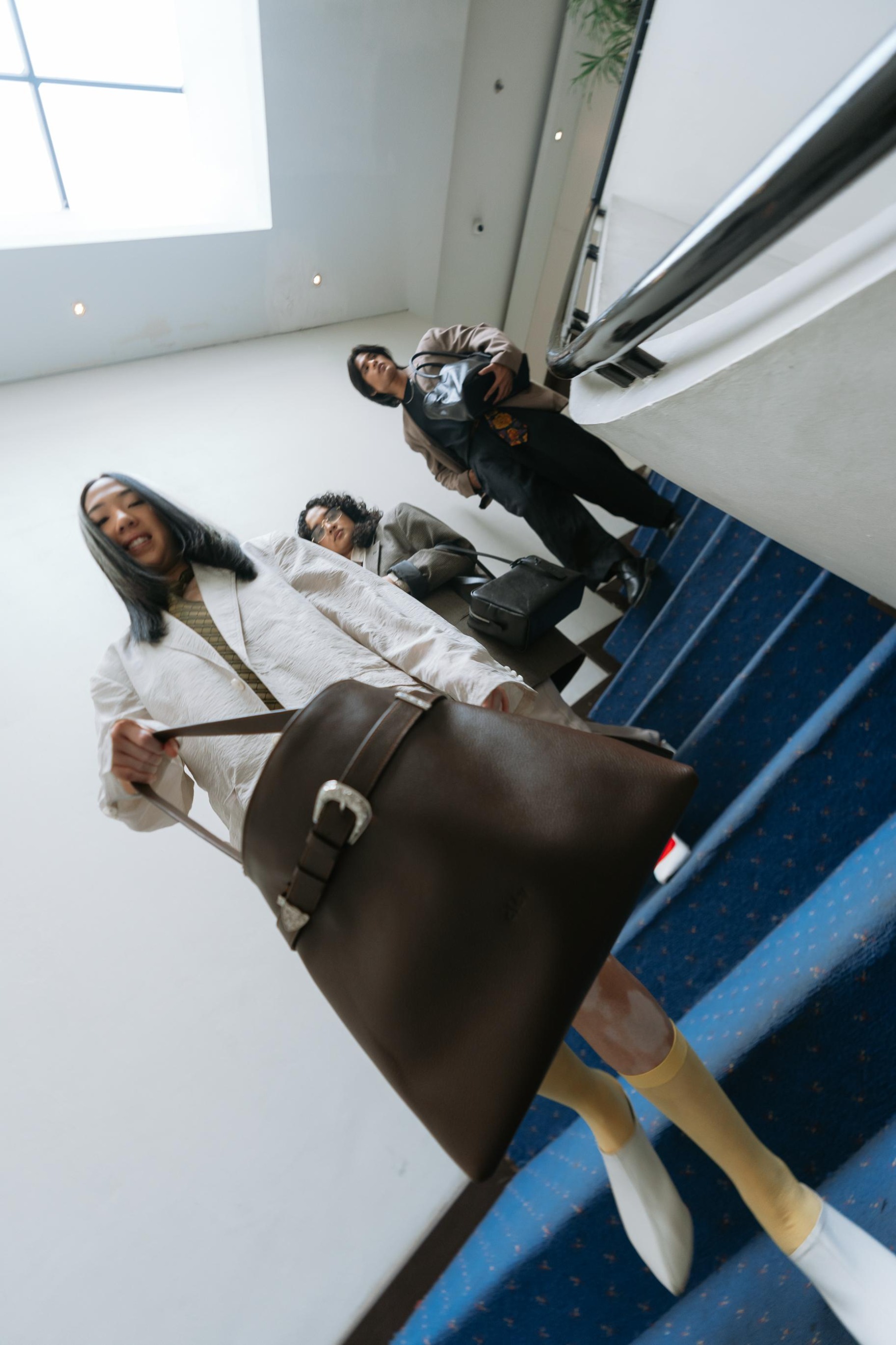 Evelyn leather bag (coffee)