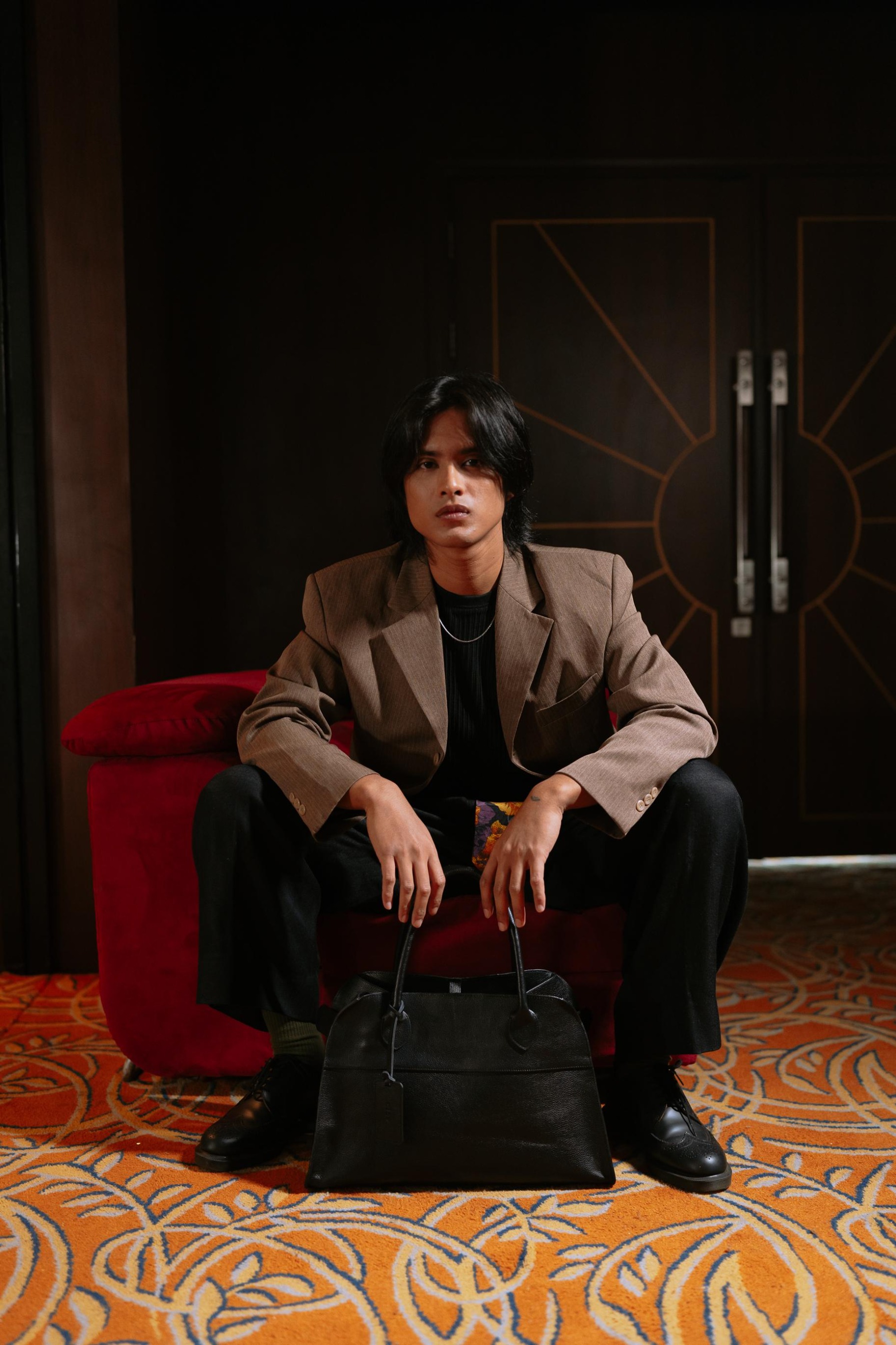 classic luxe leather bag
