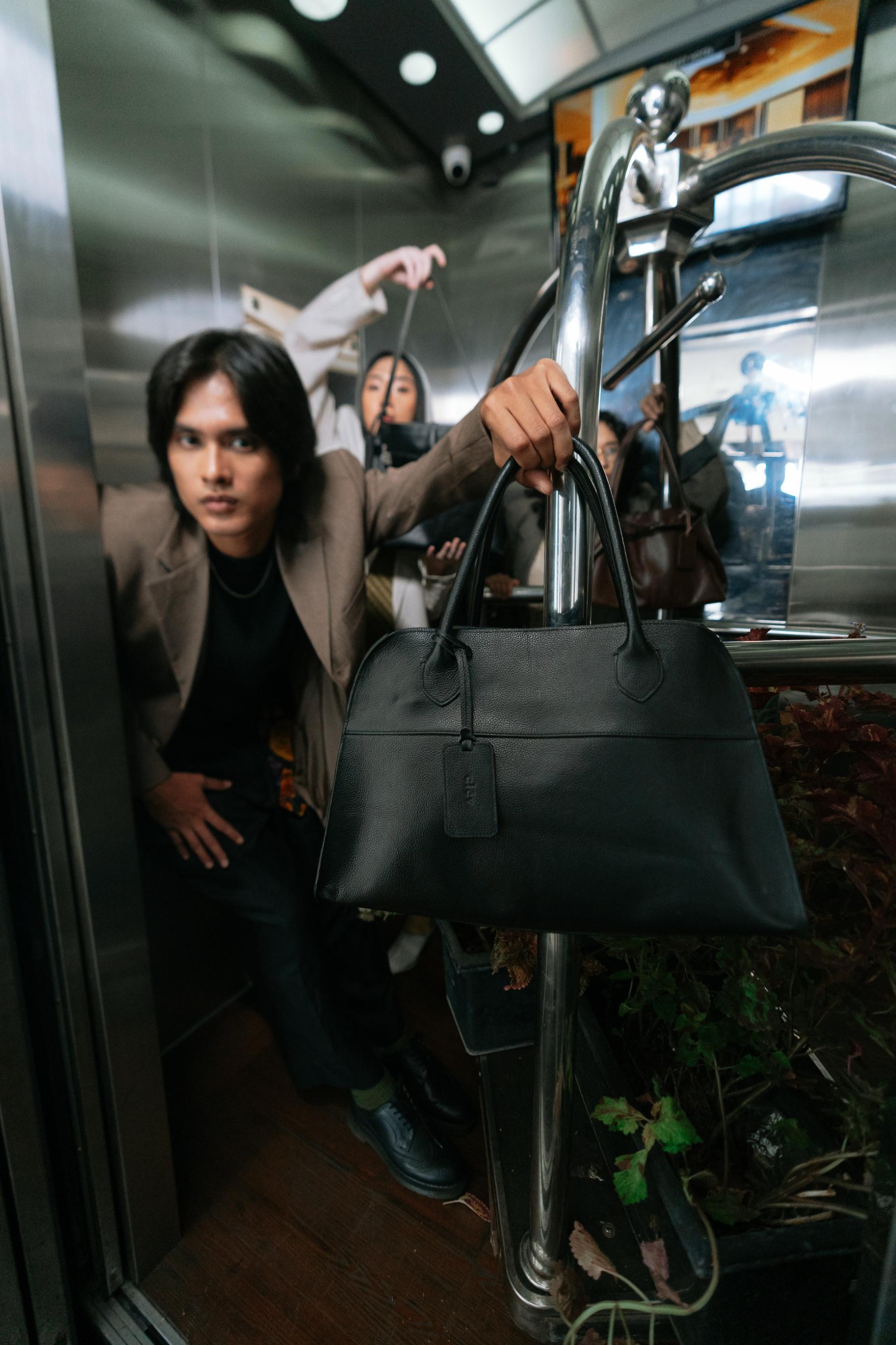 classic luxe leather bag