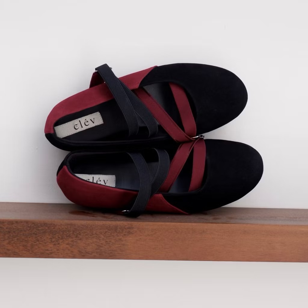clev - CLAIRE ballet - flatshoes with elastic strap