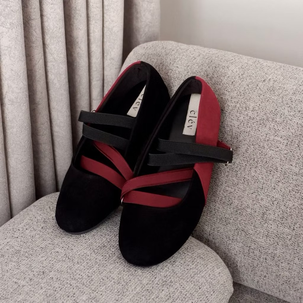 clev - CLAIRE ballet - flatshoes with elastic strap