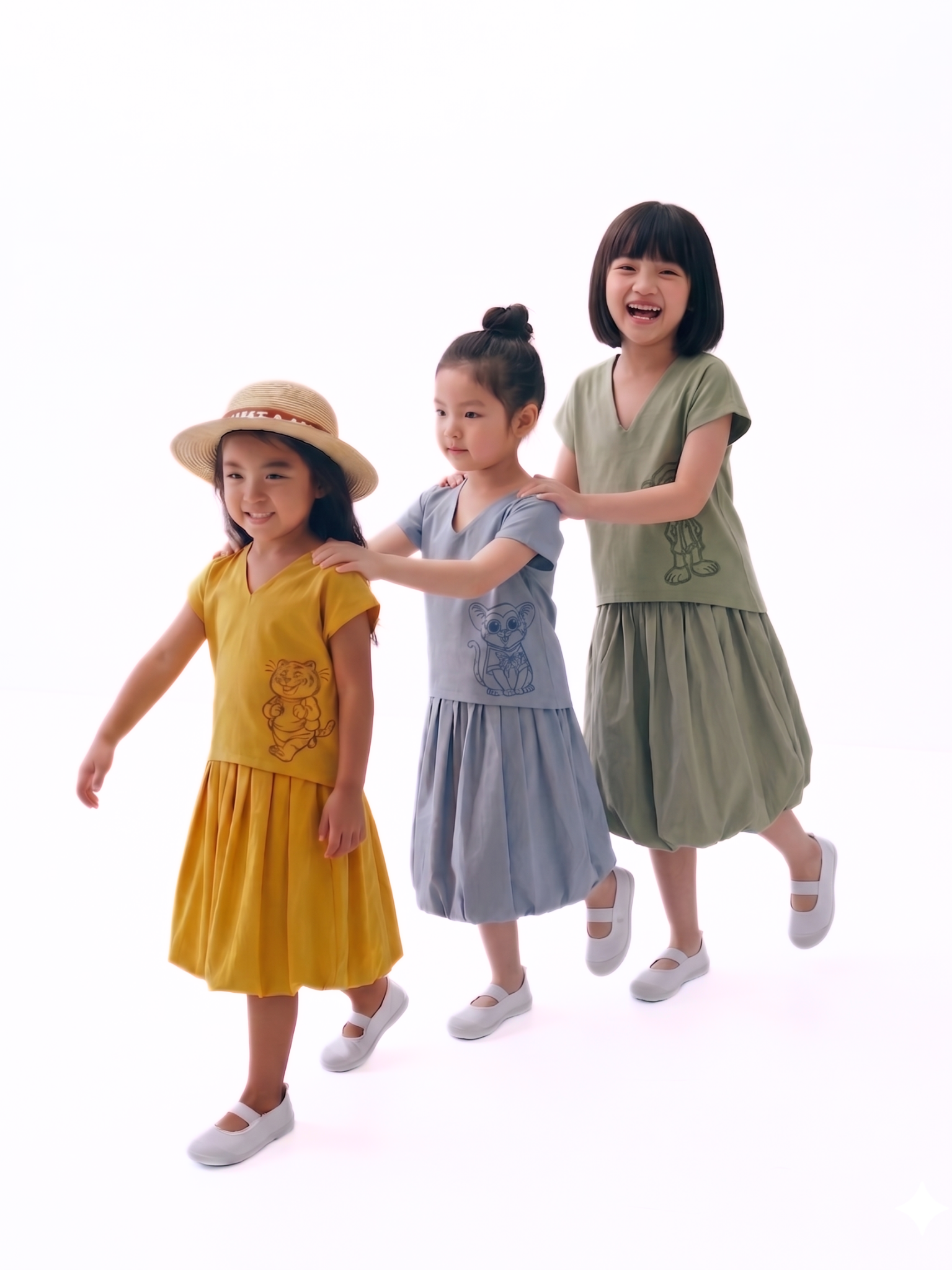 KEYTABEE | ONE SET | ROK BALON+BAJU KERAH V