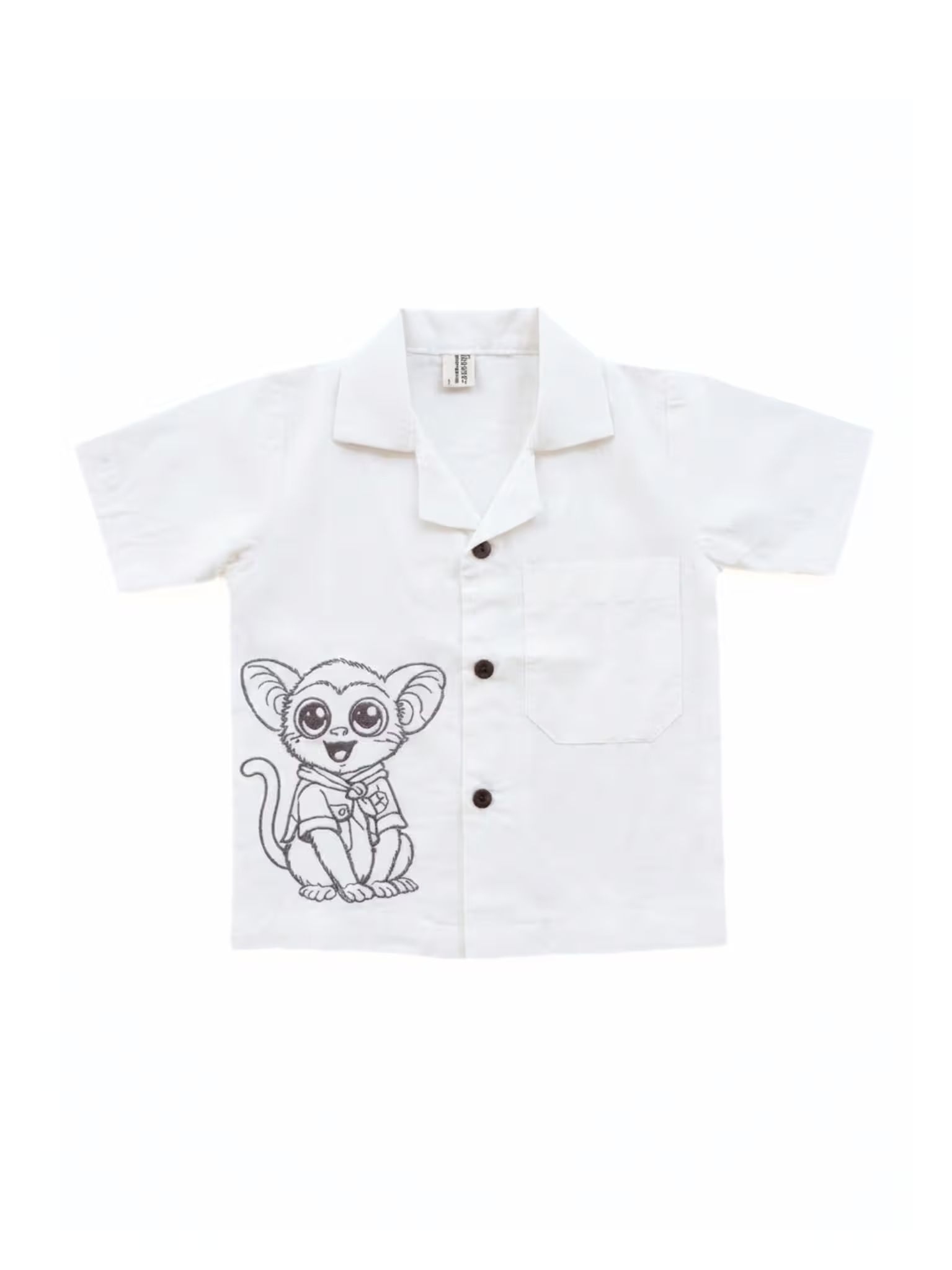 KEYTABEE | Kemeja Safari KIDS Broken white